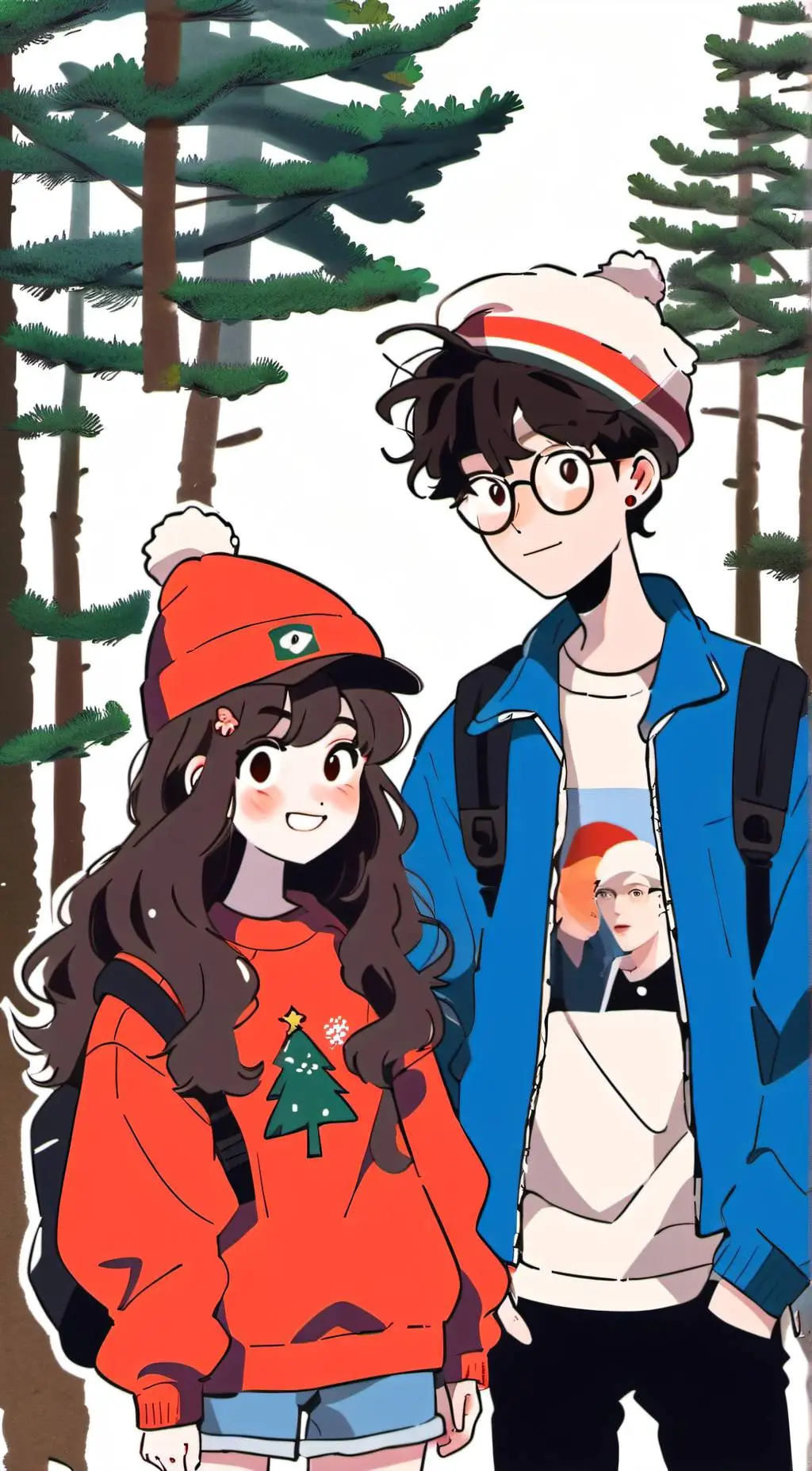 ai character: 🏞Gravity Falls🏞 background