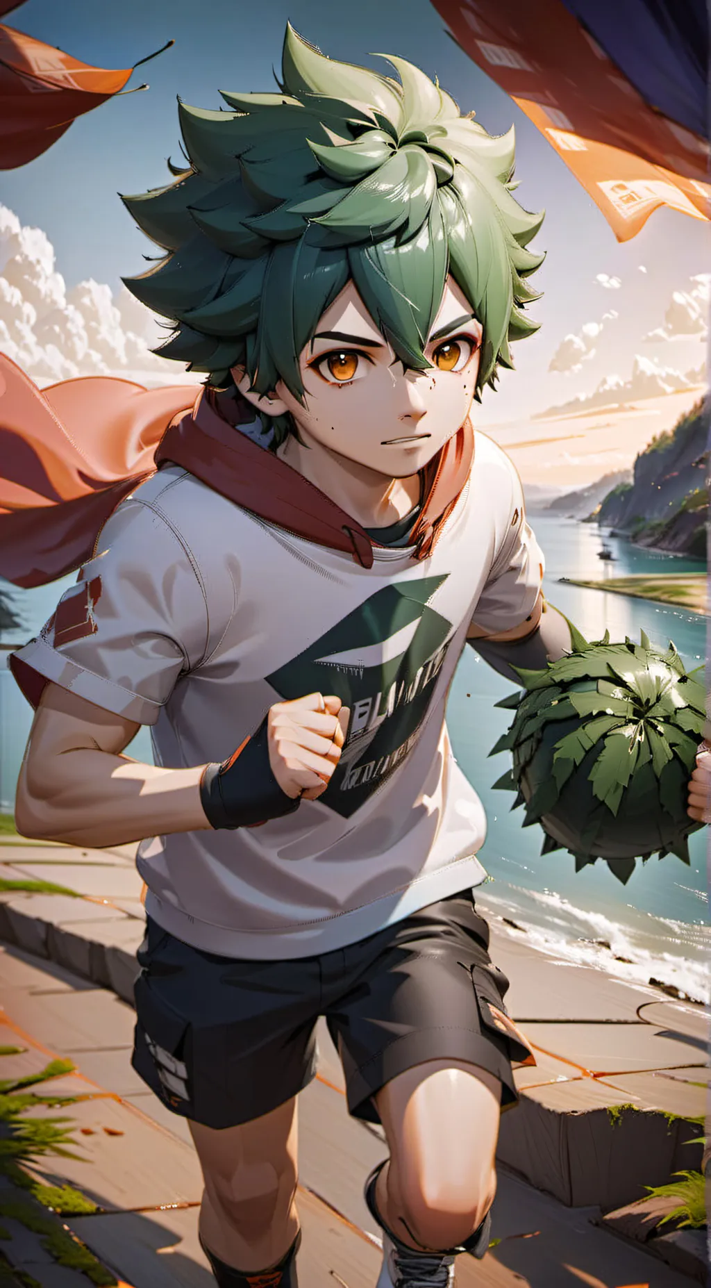 ai character: Bakudeku  background