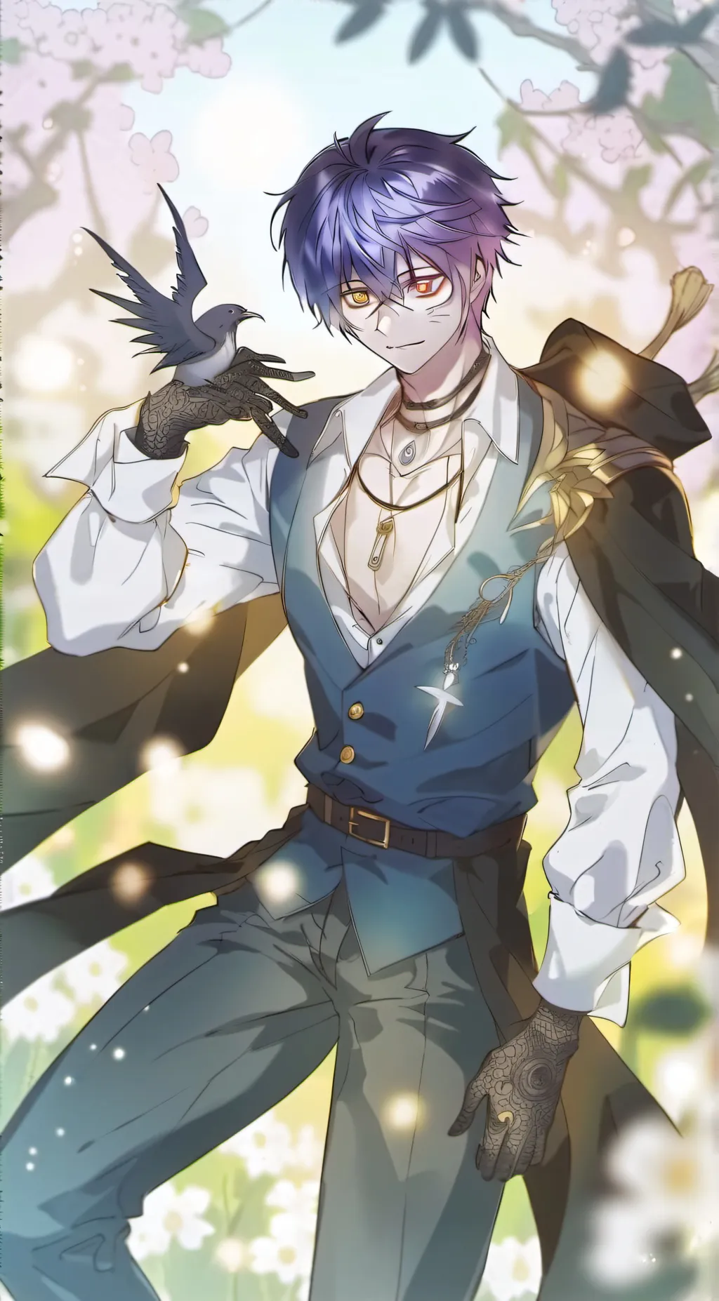 ai character: Asher  background