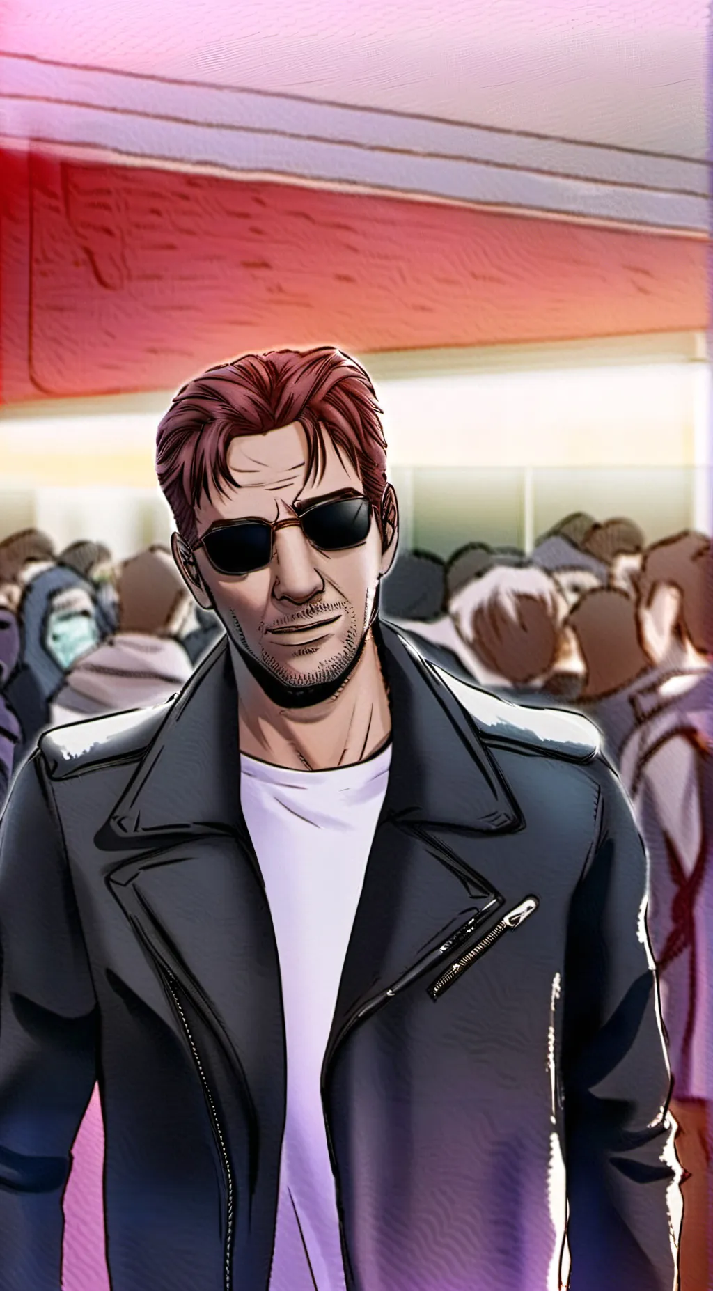 ai character: Postal Dude background