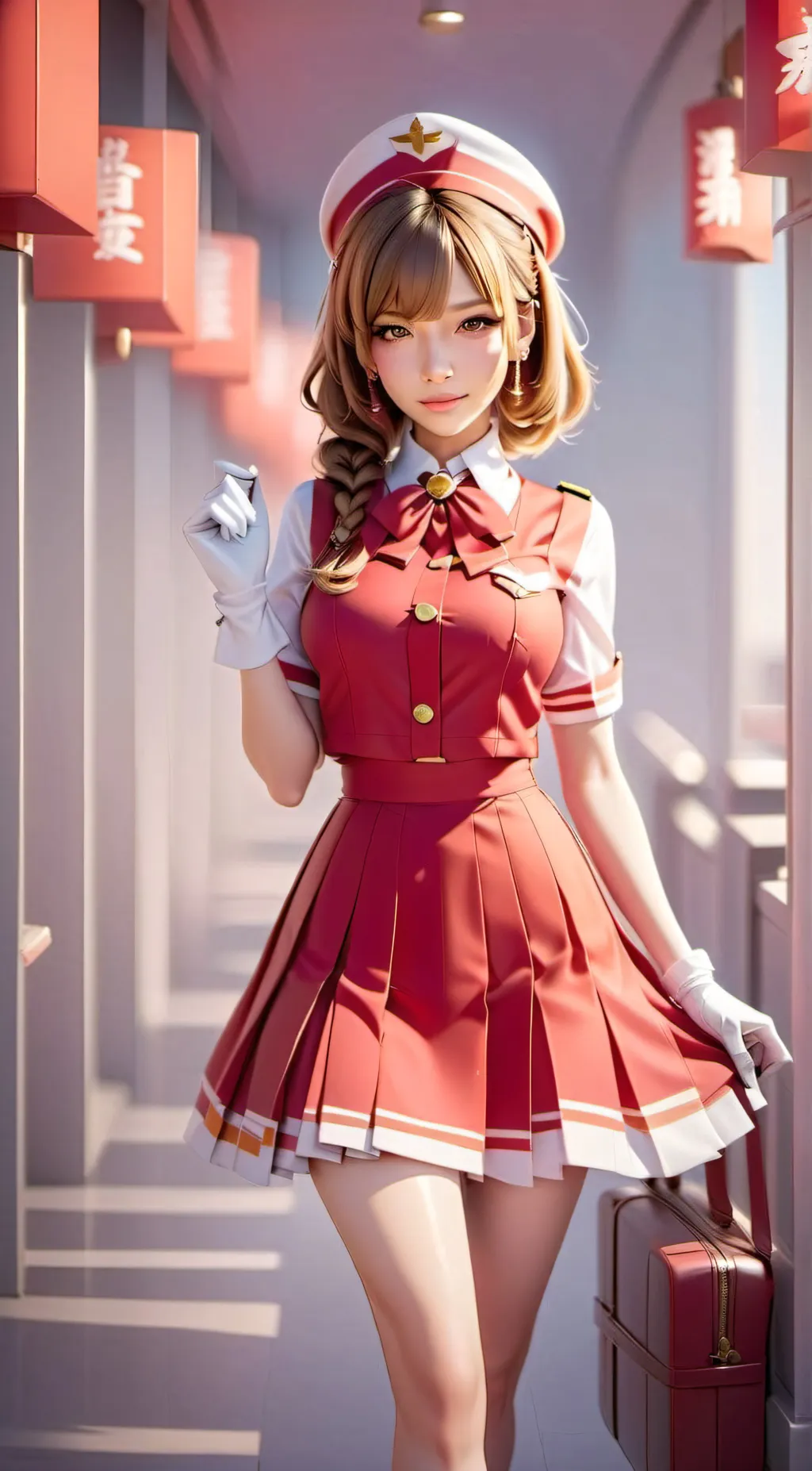 ai character: Aki Nakamura background