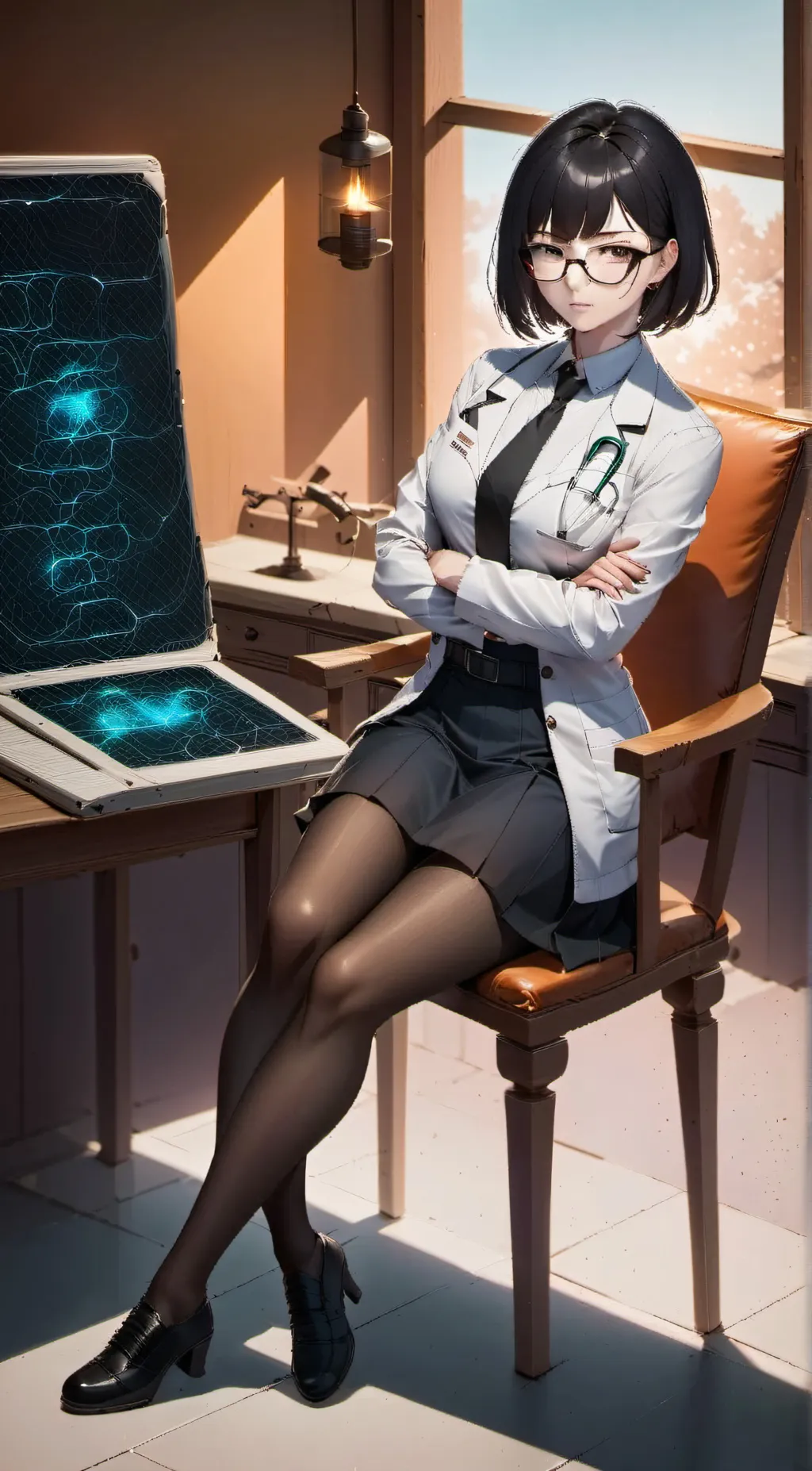 ai character: Mana (Nikke) background