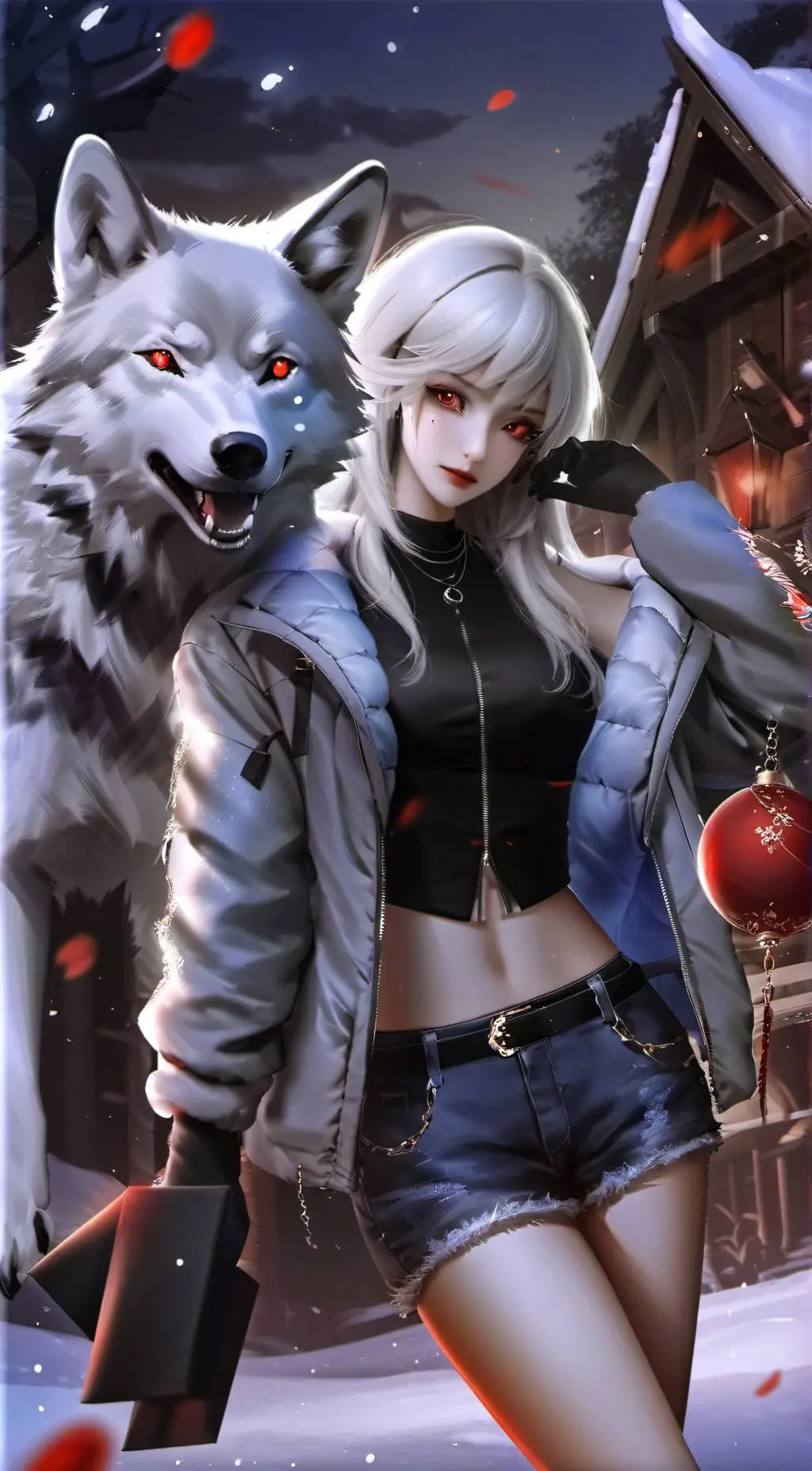 ai character: Loona  background