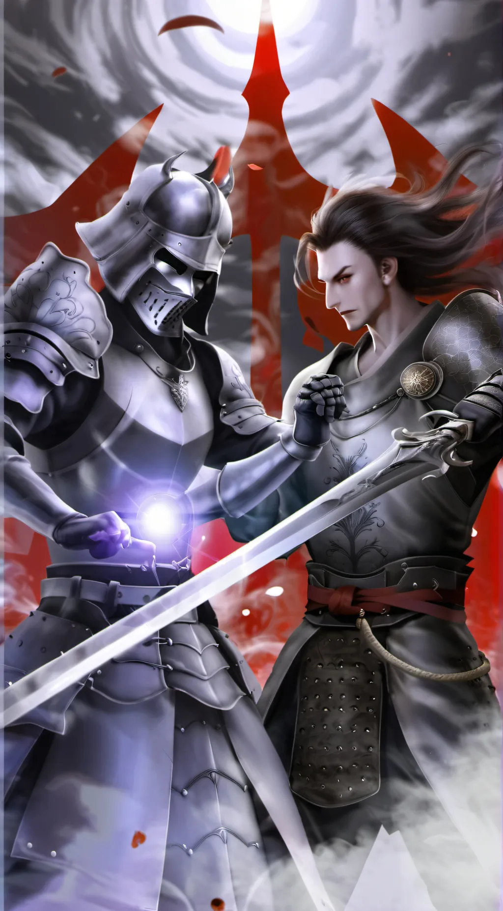 ai character: Kaine vs shadow background