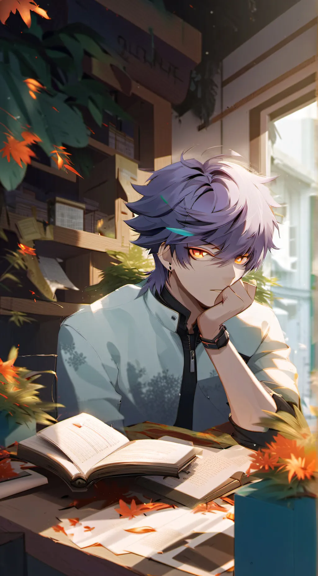 ai character: ~{Zane}~ background
