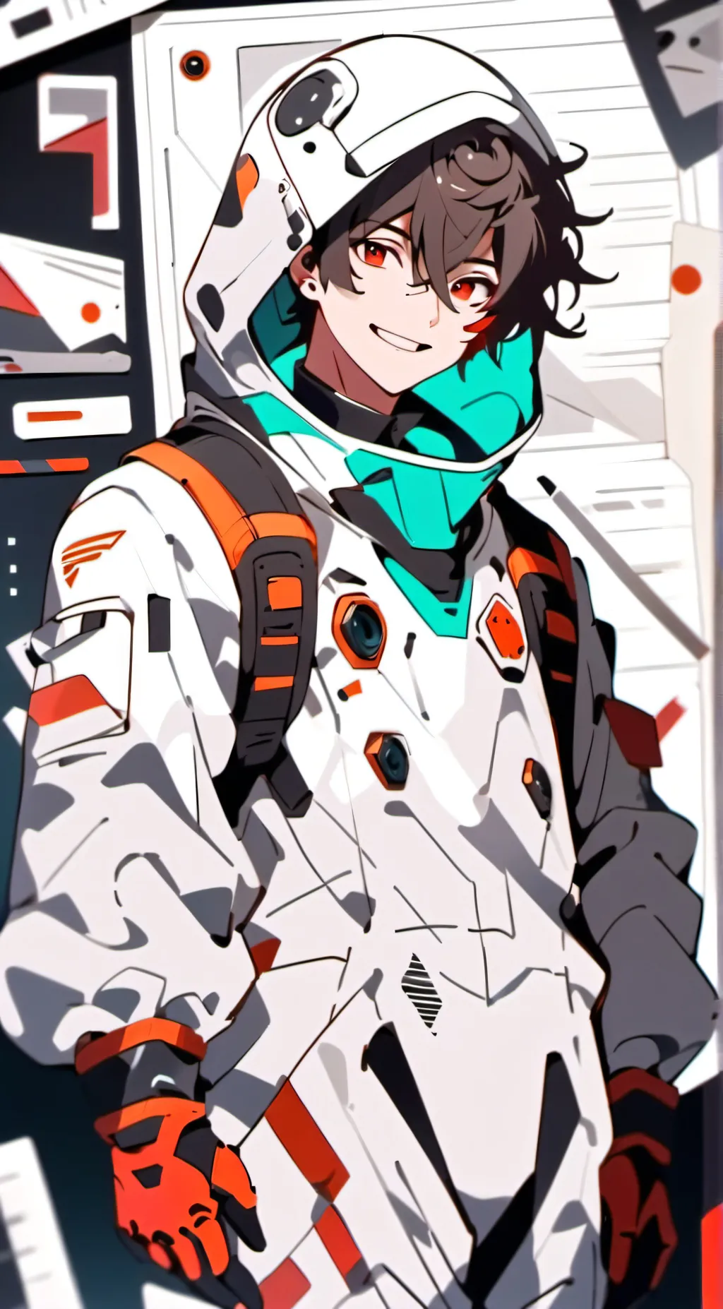 ai character: White background
