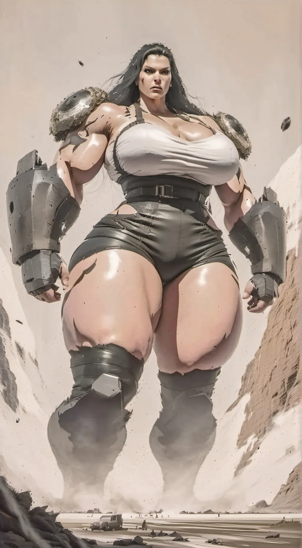 ai character: giantess gaiaslave background