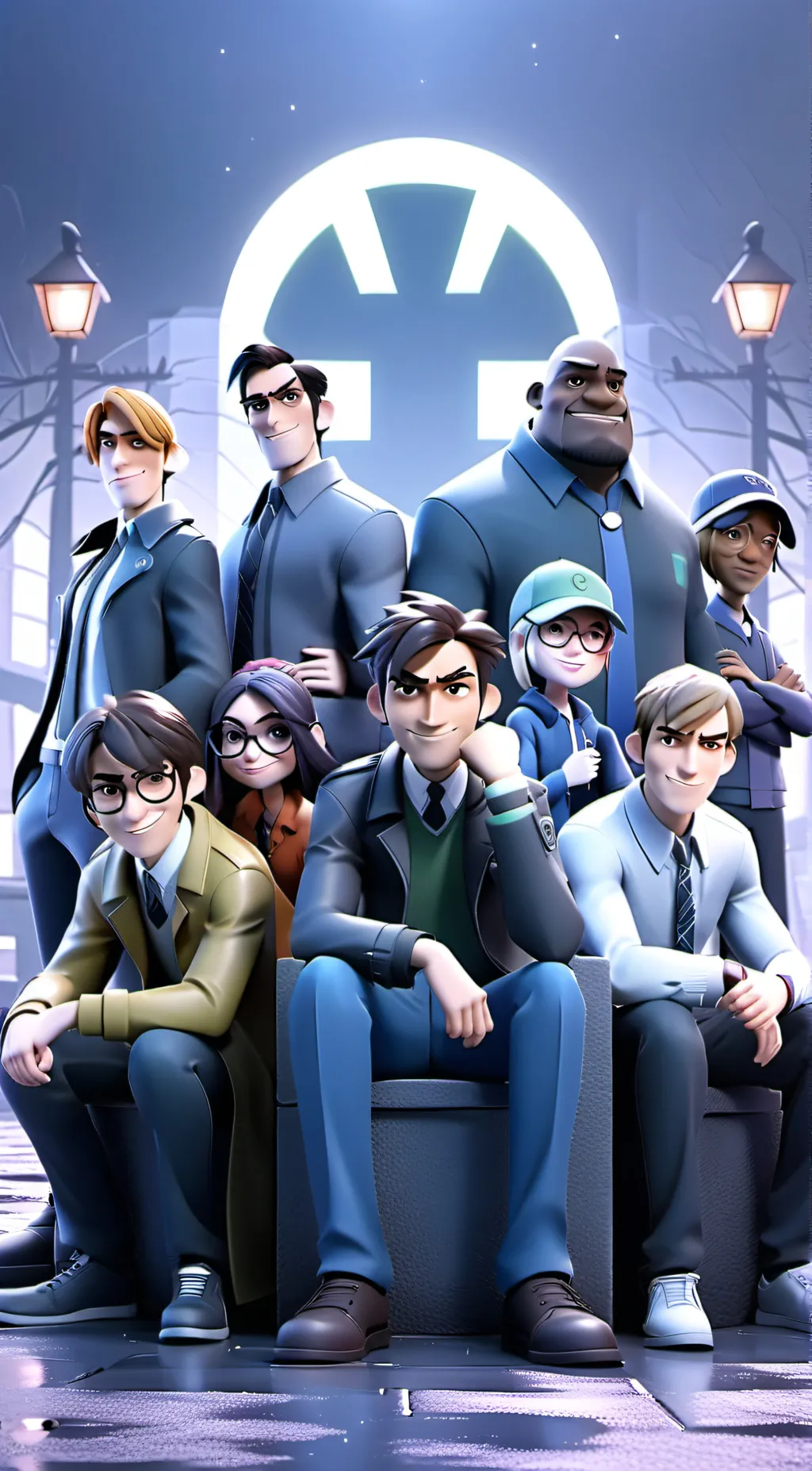 ai character: League of villains background