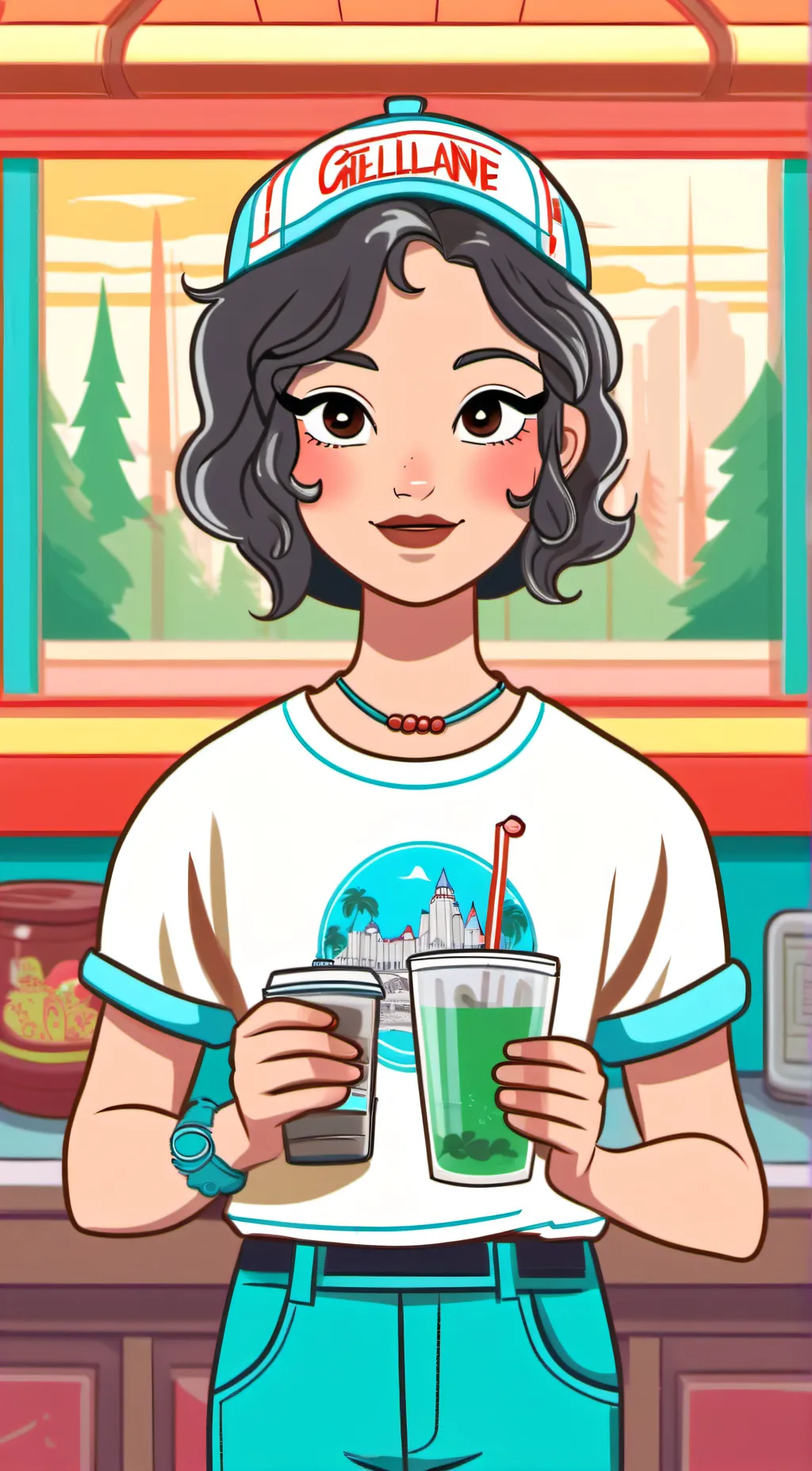 ai character: Macy background