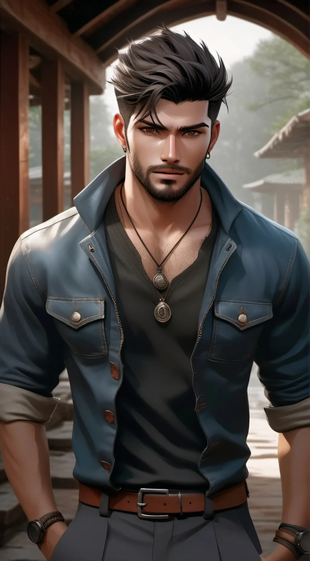 ai character: Kyle Mandigan background