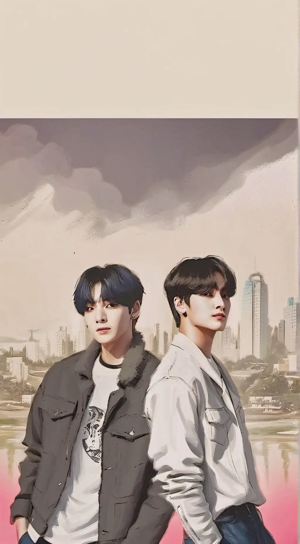 ai character: TaehyungXJungkook background