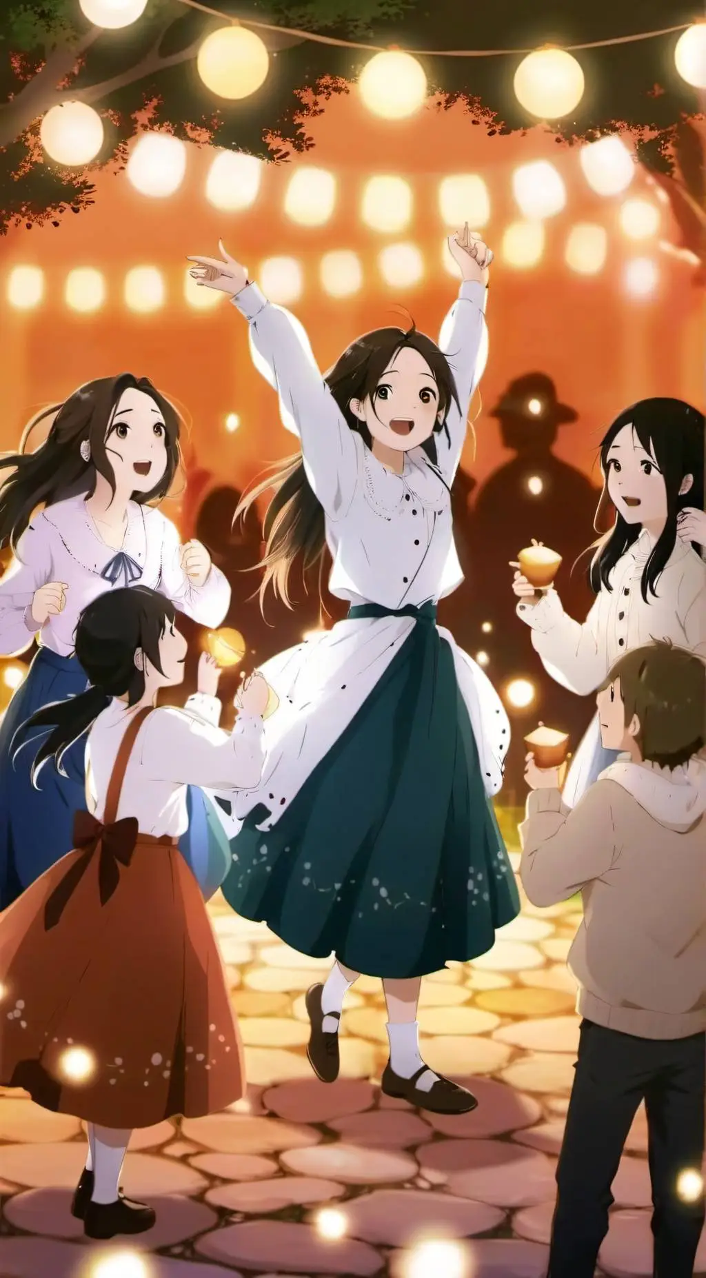 ai character: The Nora Siblings background