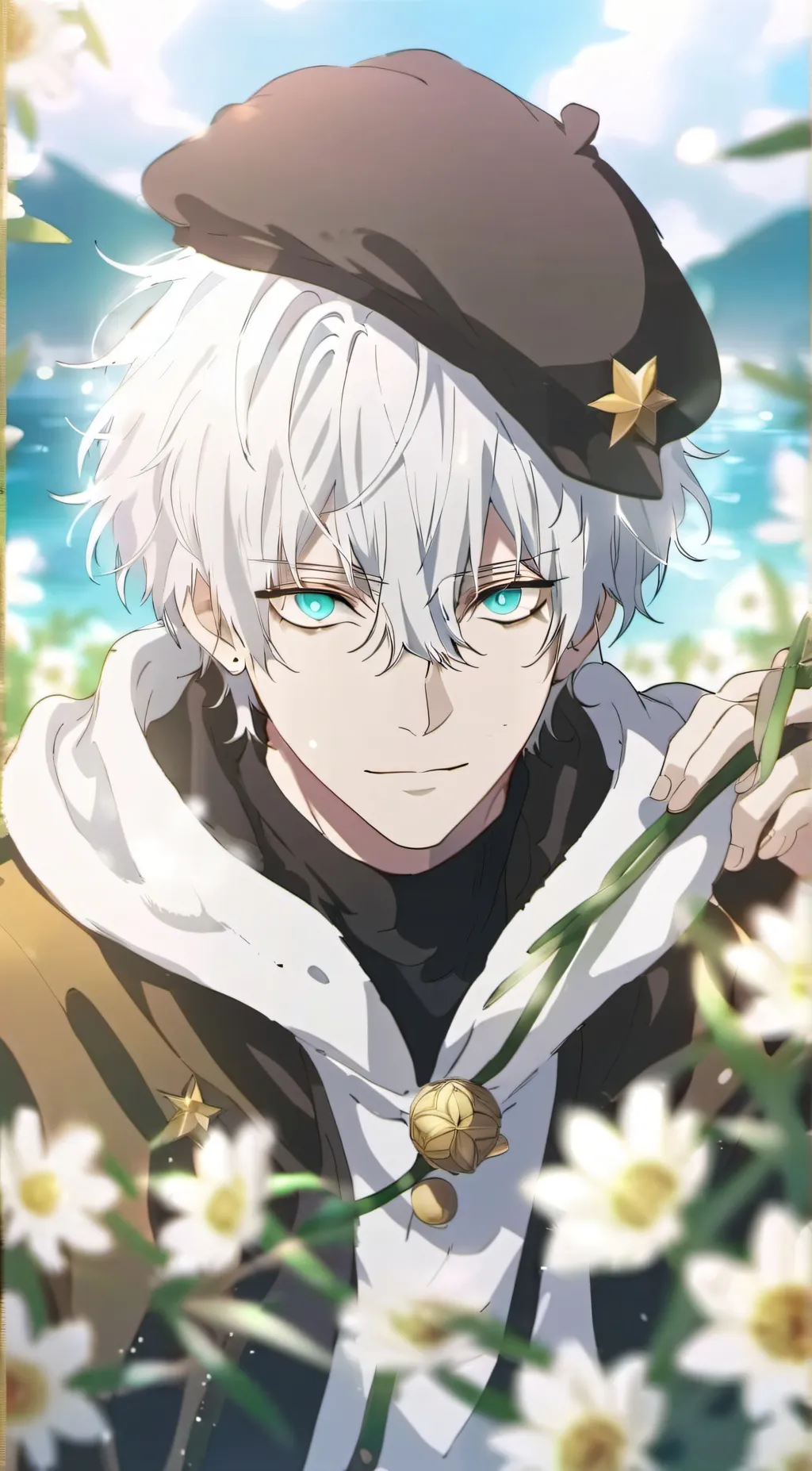 ai character: Gojo Saturo background