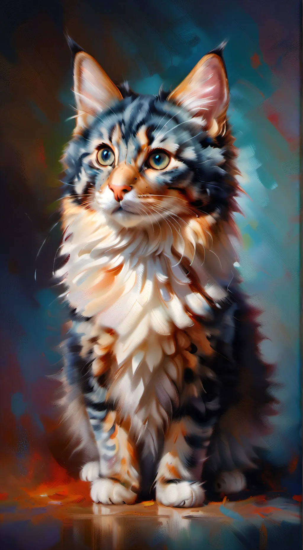 ai character: cat background