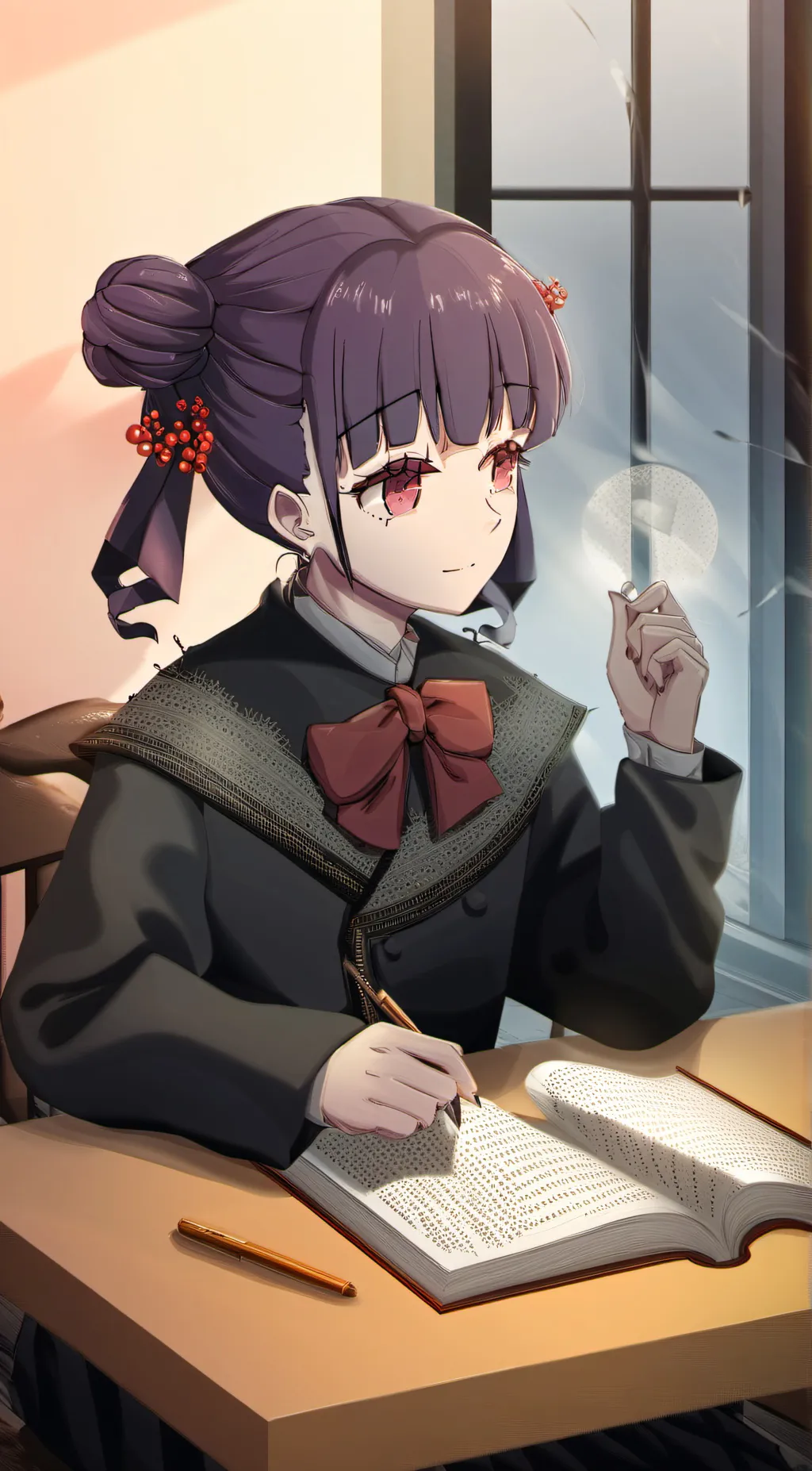 ai character: Kanao background
