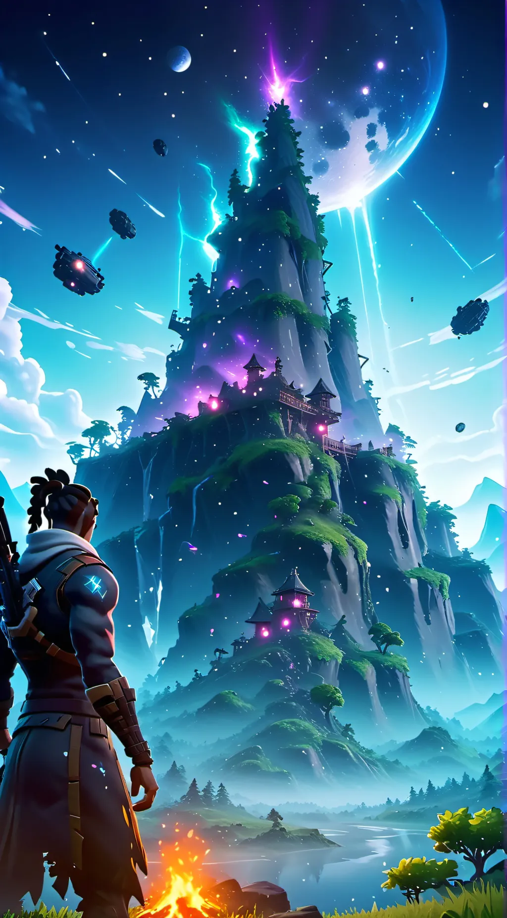 ai character: Fortnite background