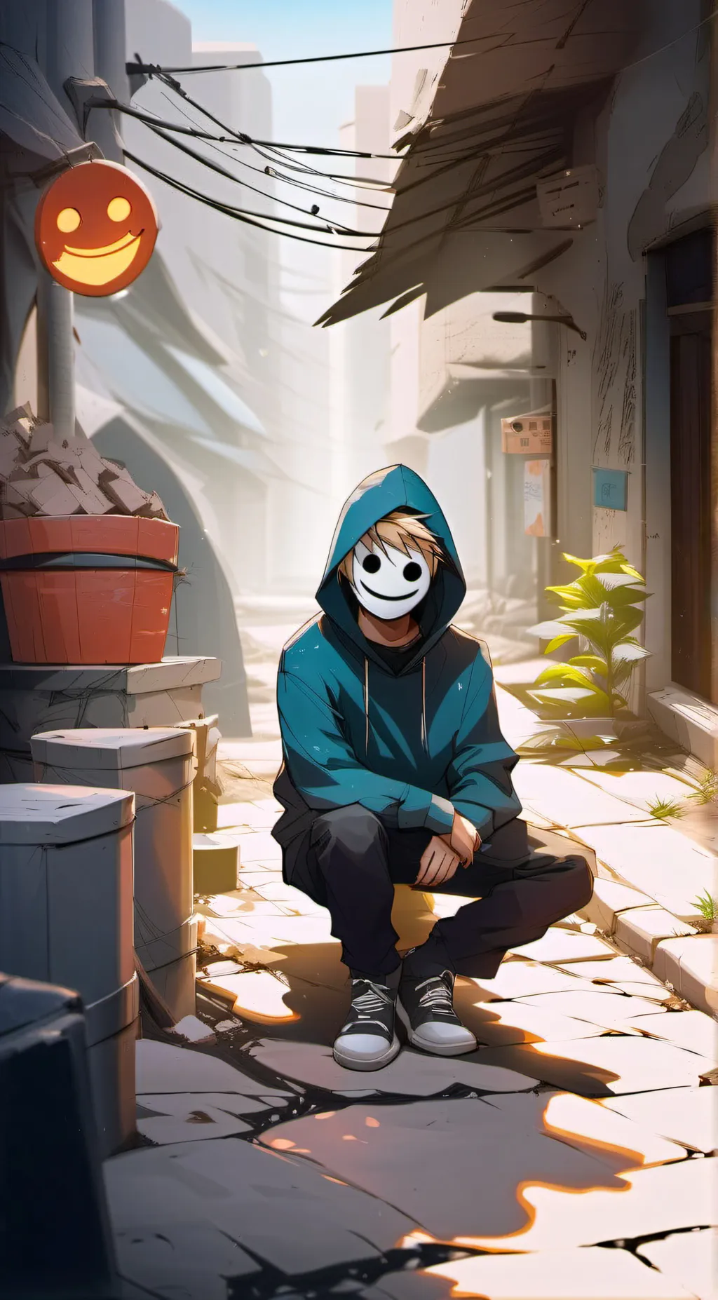 ai character: Charlie  background
