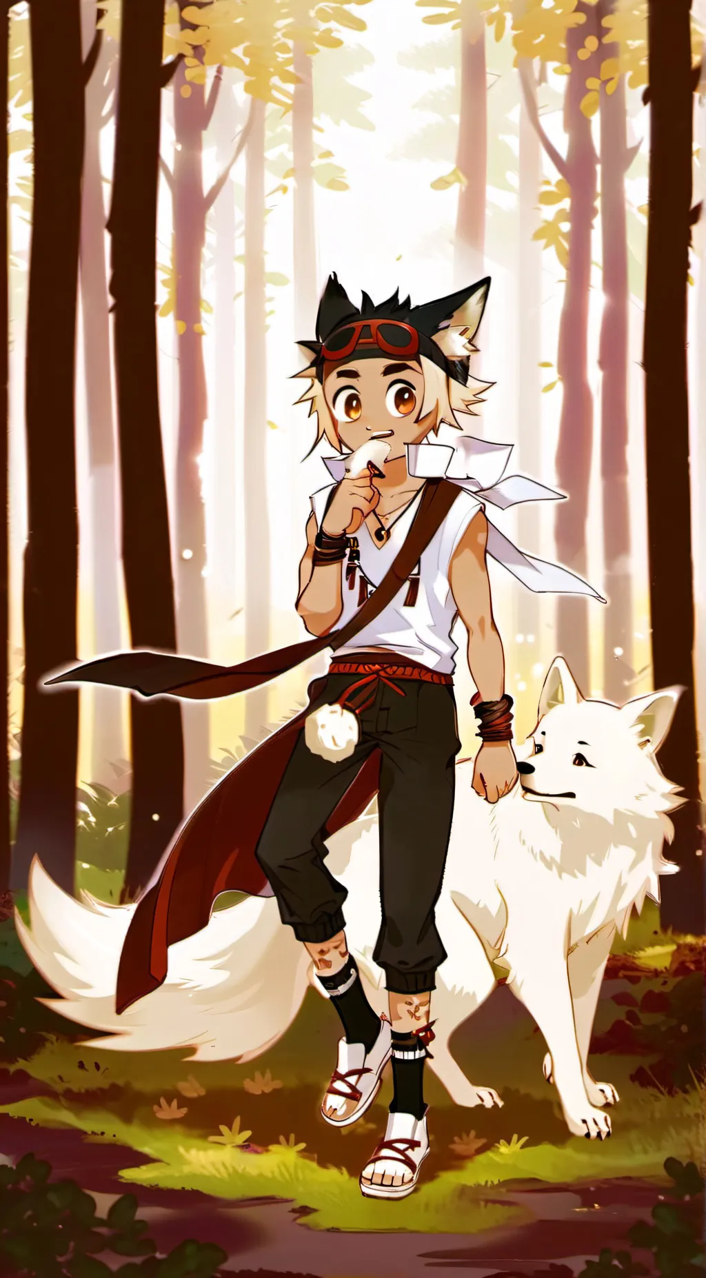 ai character: Icy background
