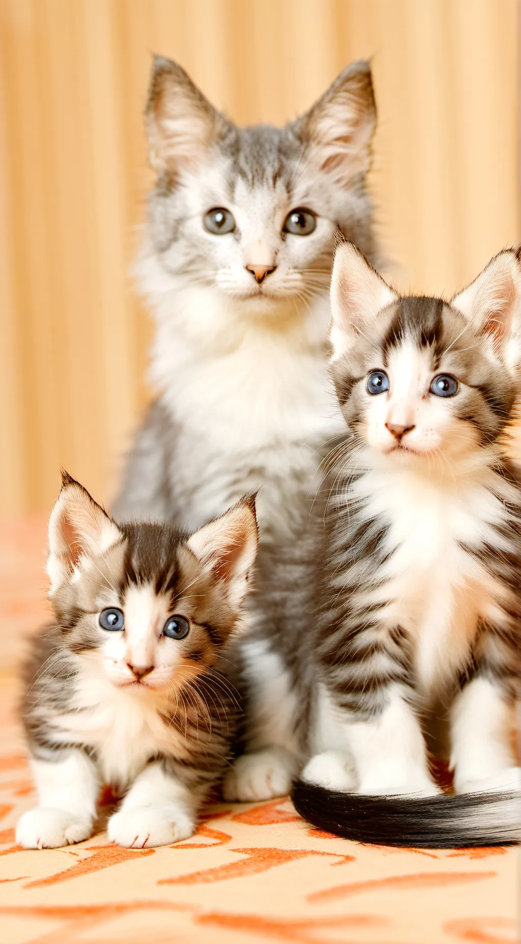 ai character: mama cat background
