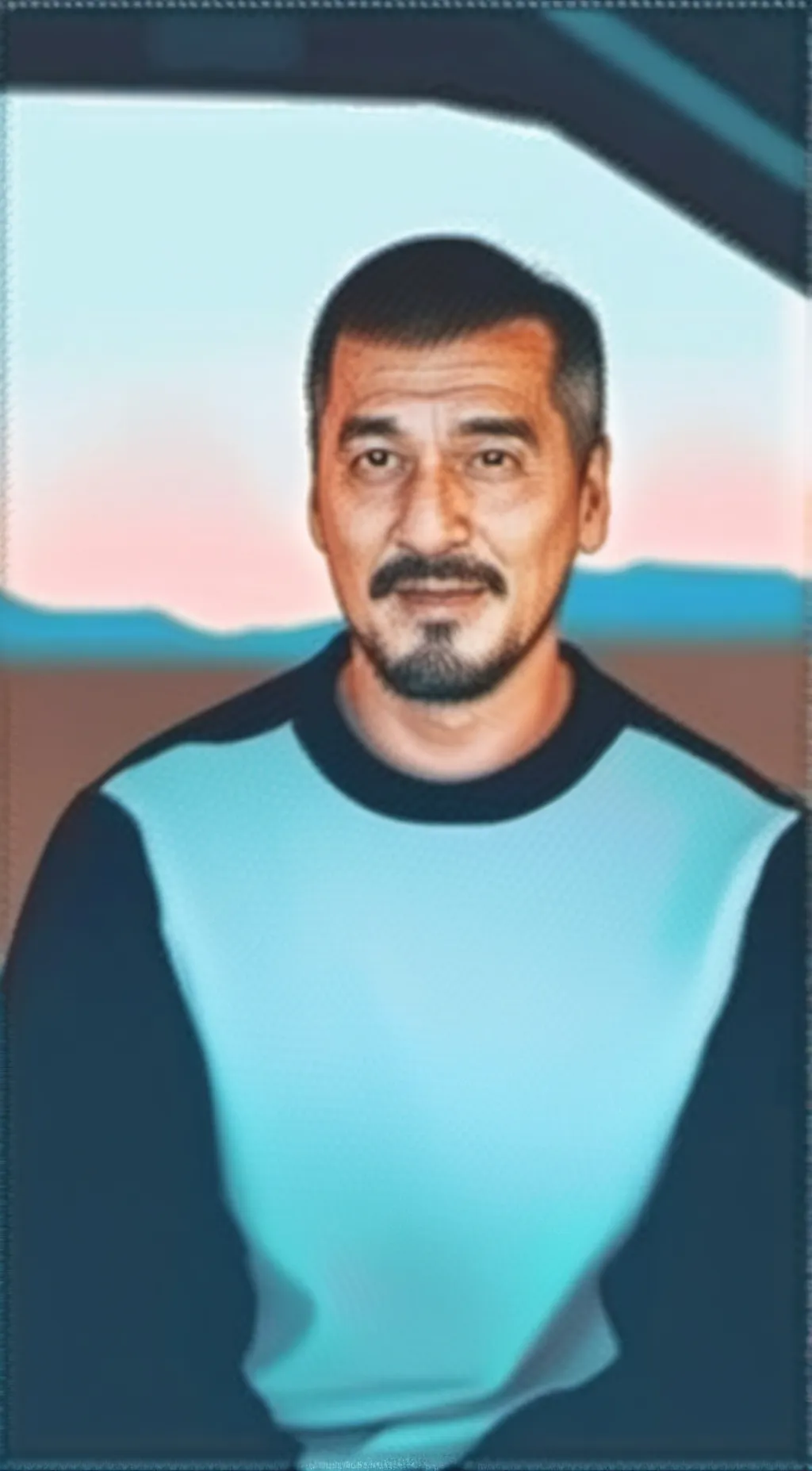 ai character: Papa rug  background