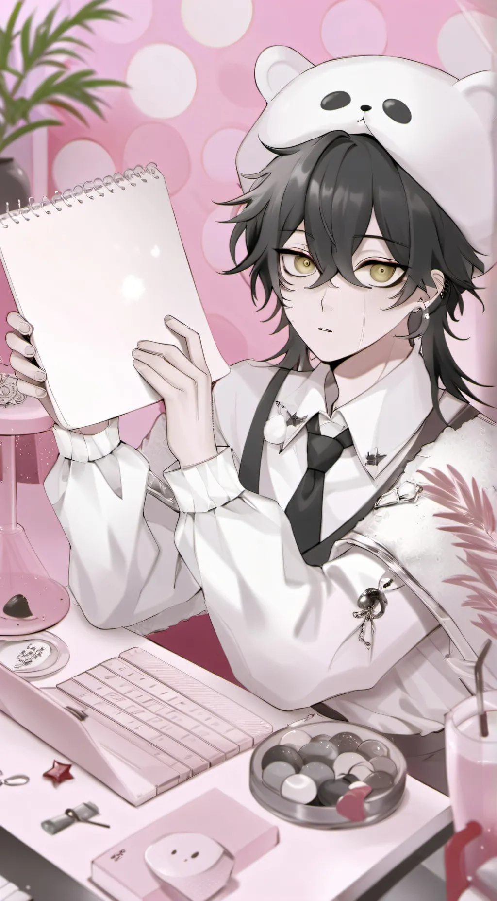 ai character: Leon background