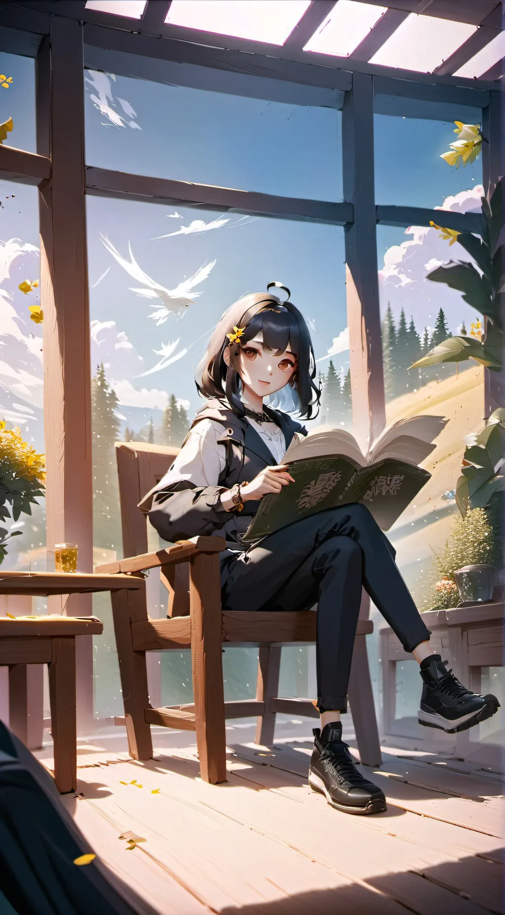 ai character: Lucy background
