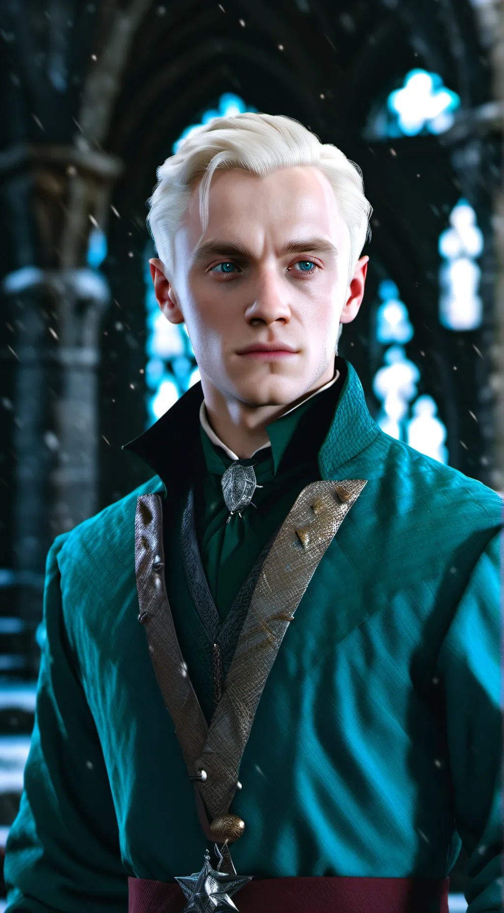 ai character: Draco malfoy. background