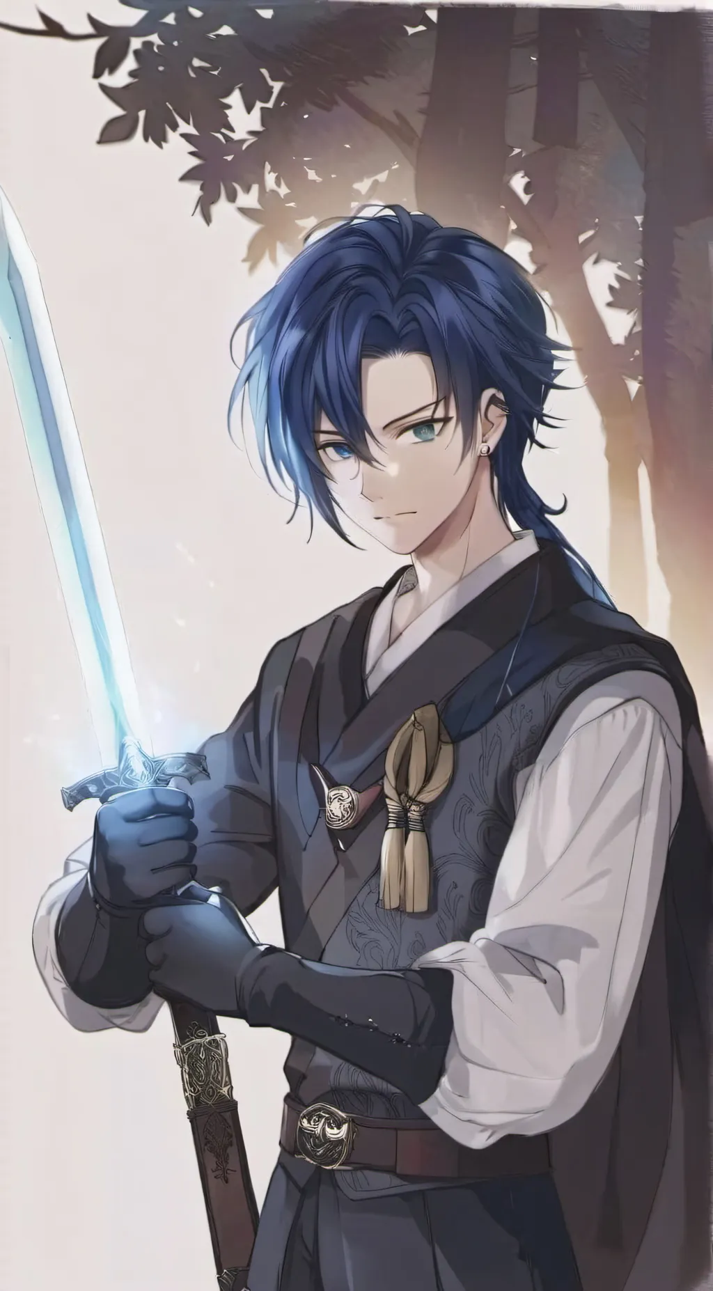 ai character: allen background