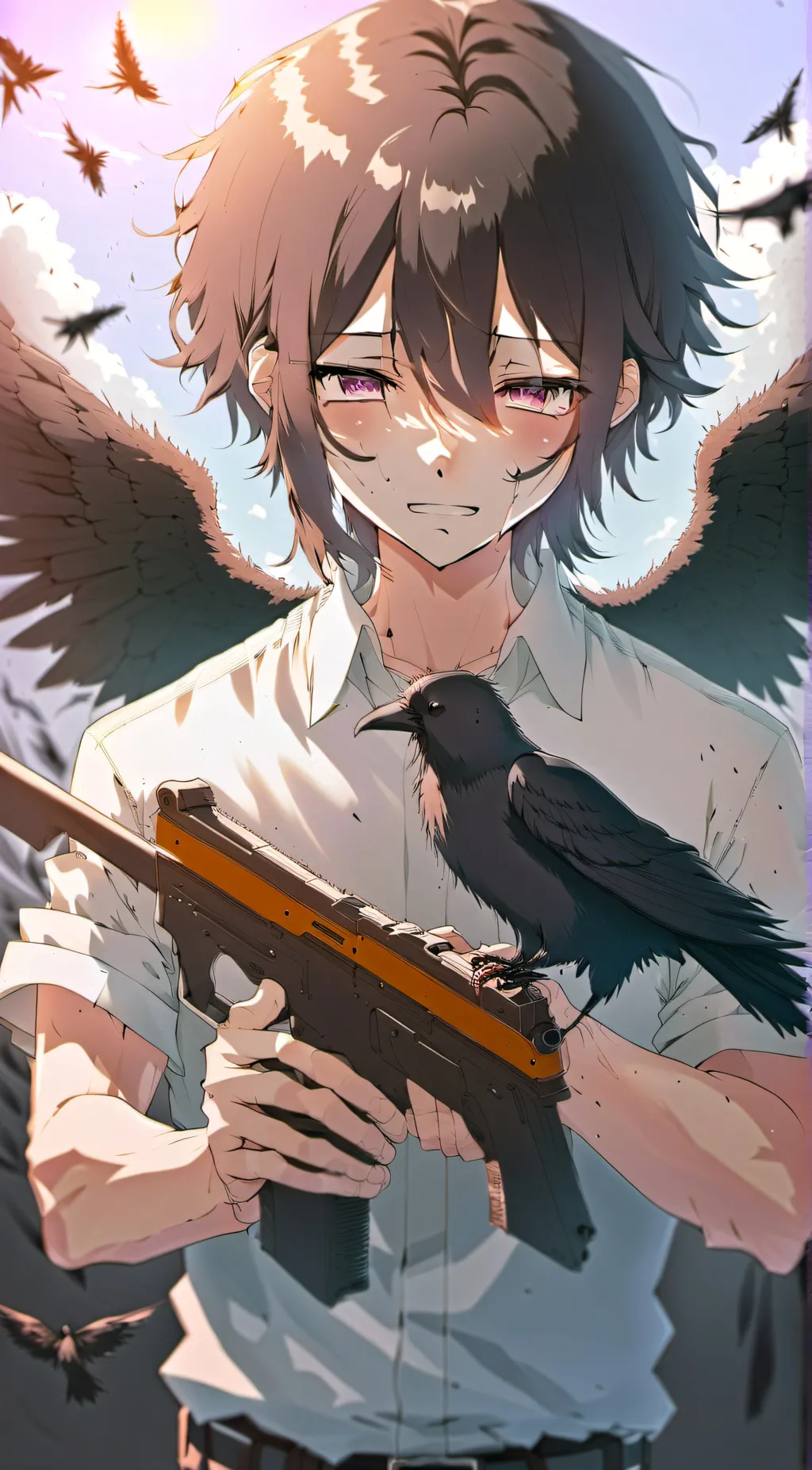 ai character: Zim-Black Crow background