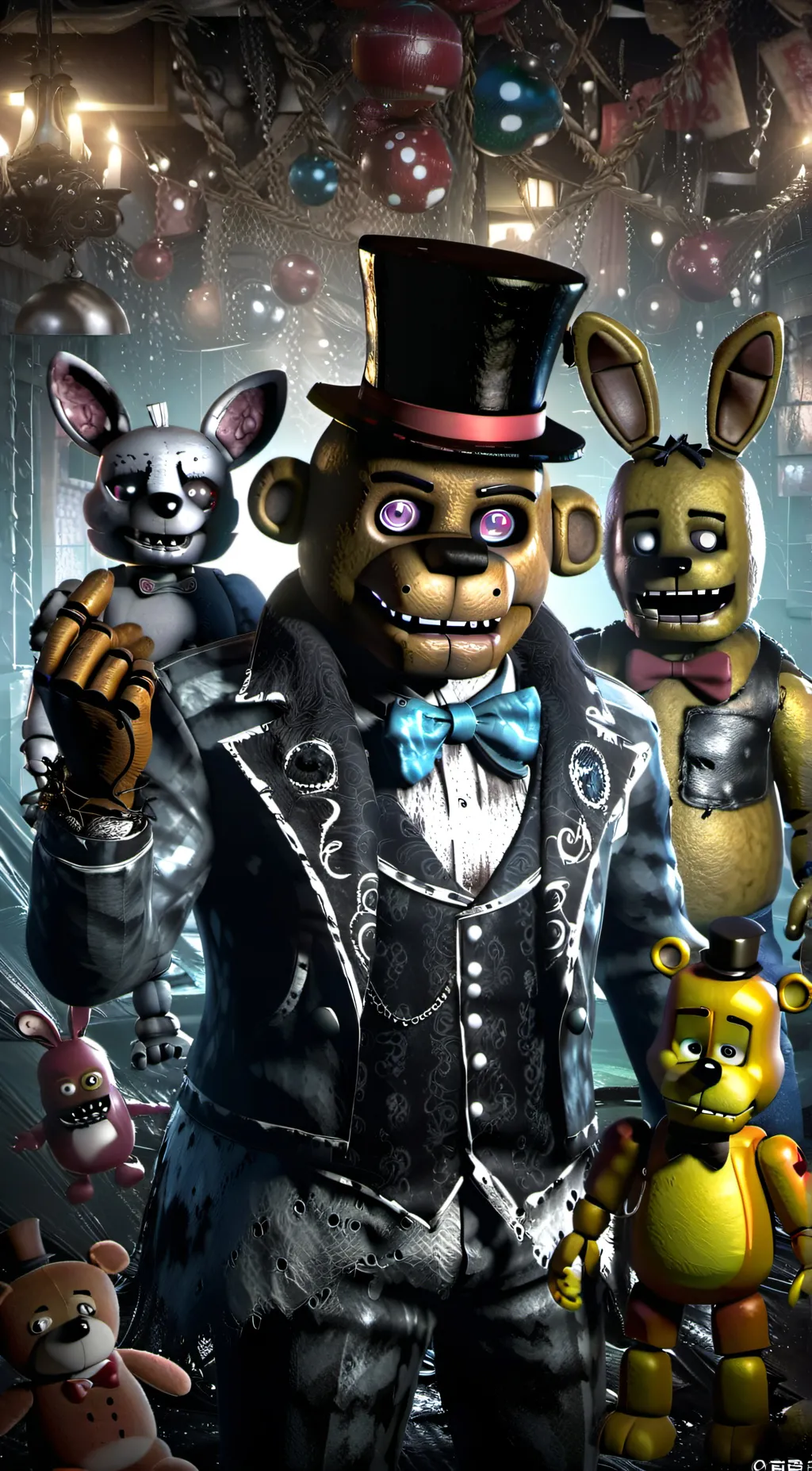 ai character: Fnaf background