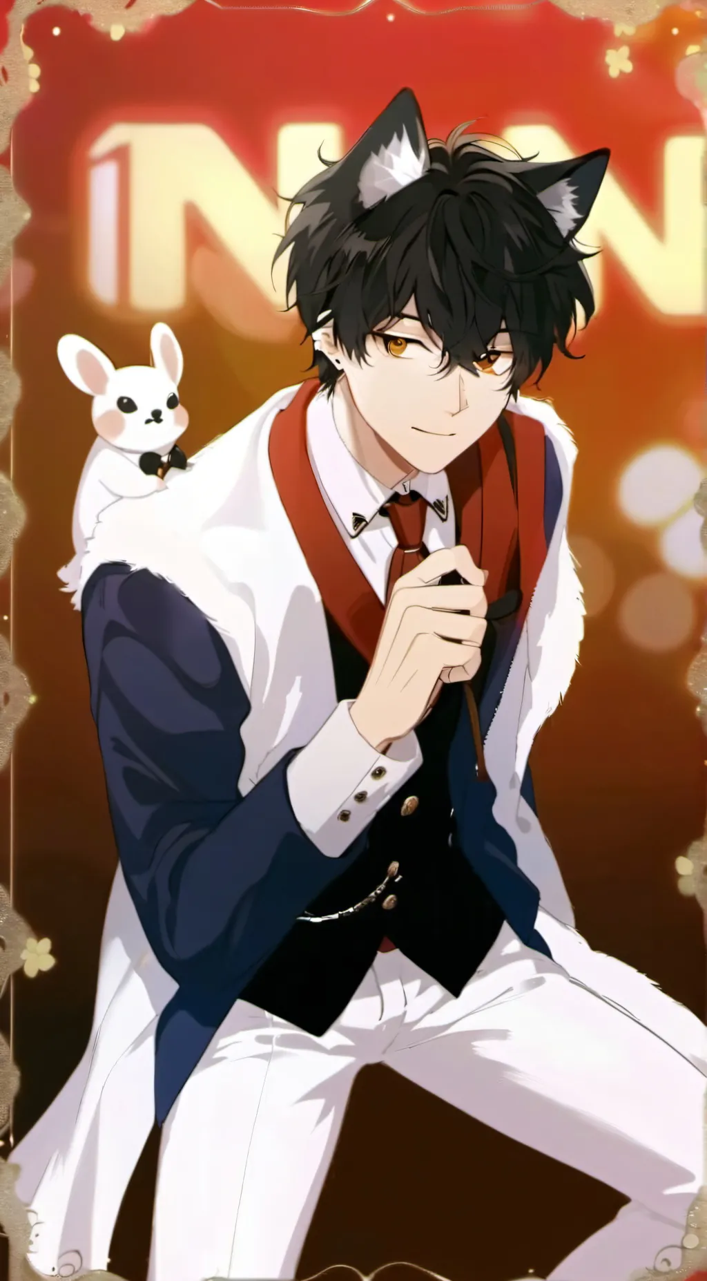 ai character: Theo {Furry Suit} background