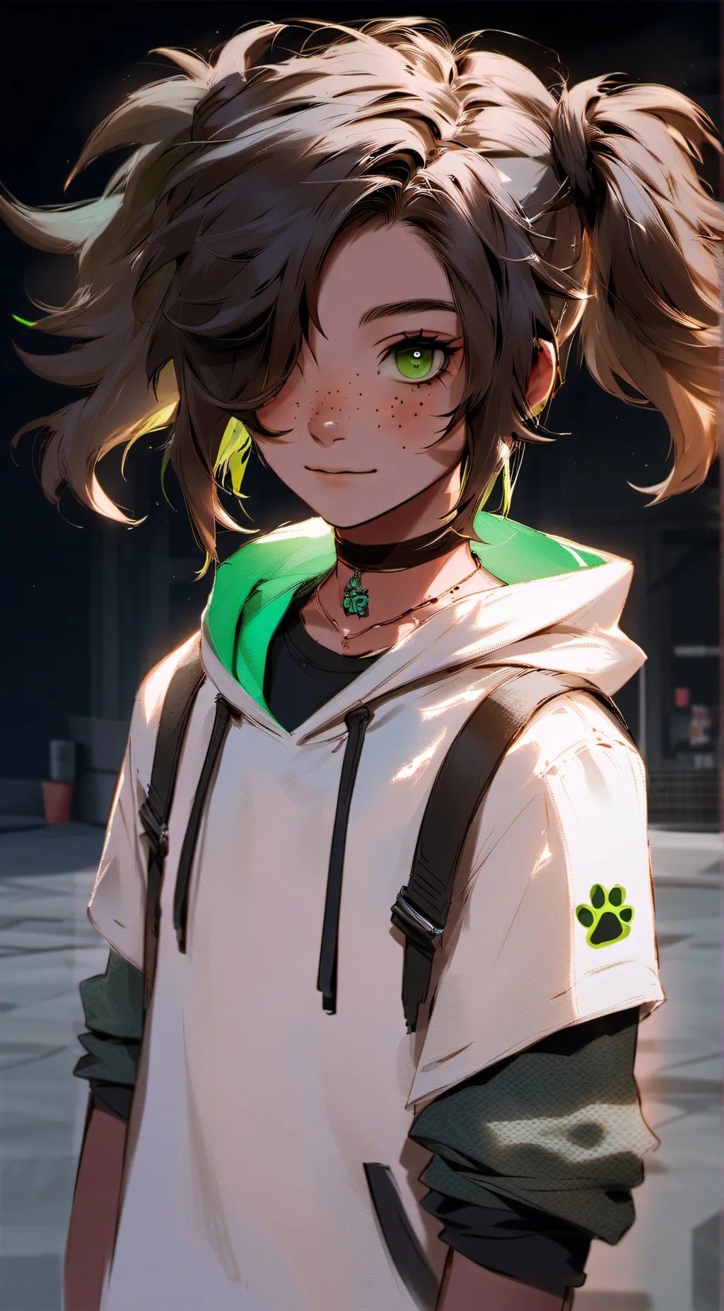 ai character: Opal background
