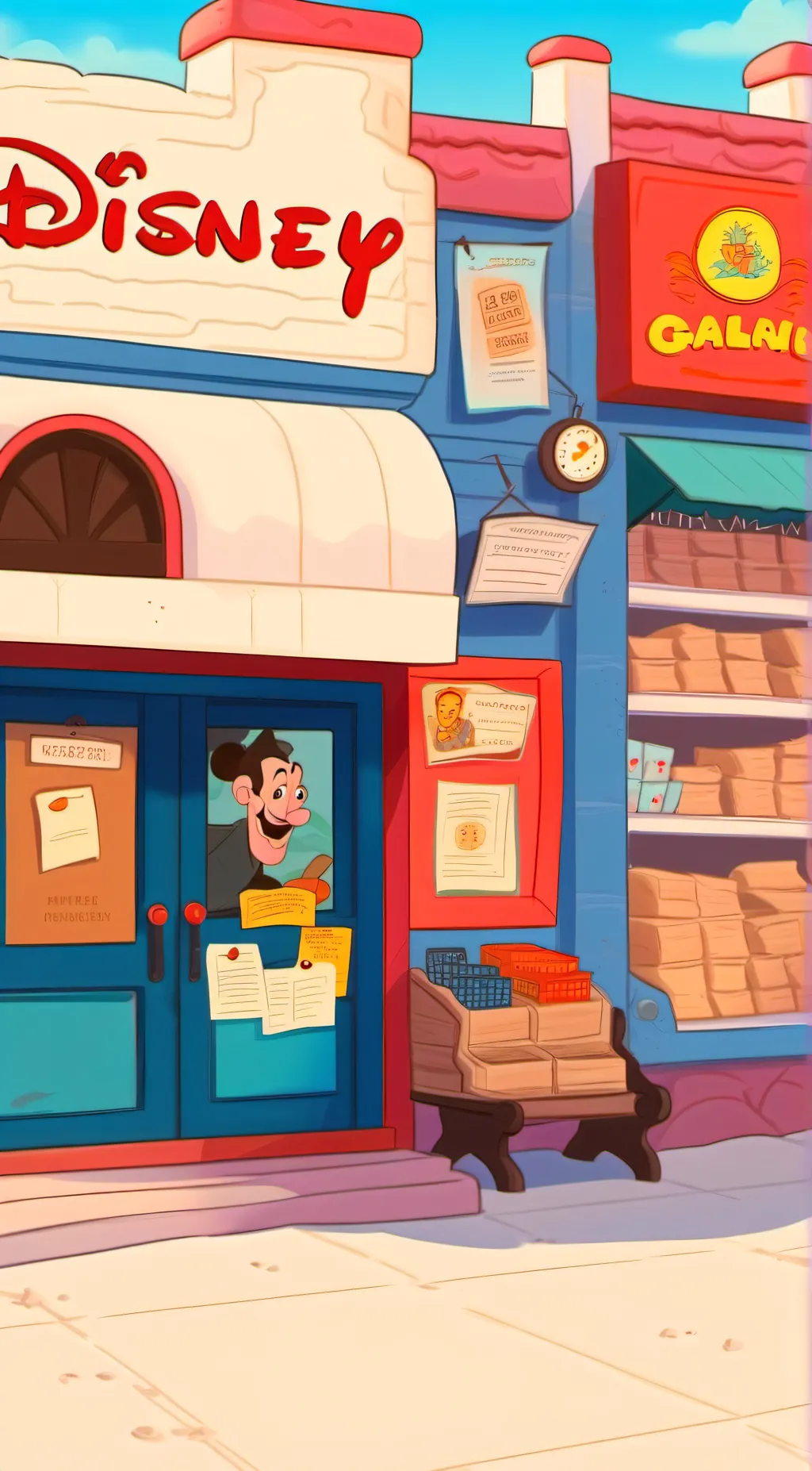 ai character: paper calvin background