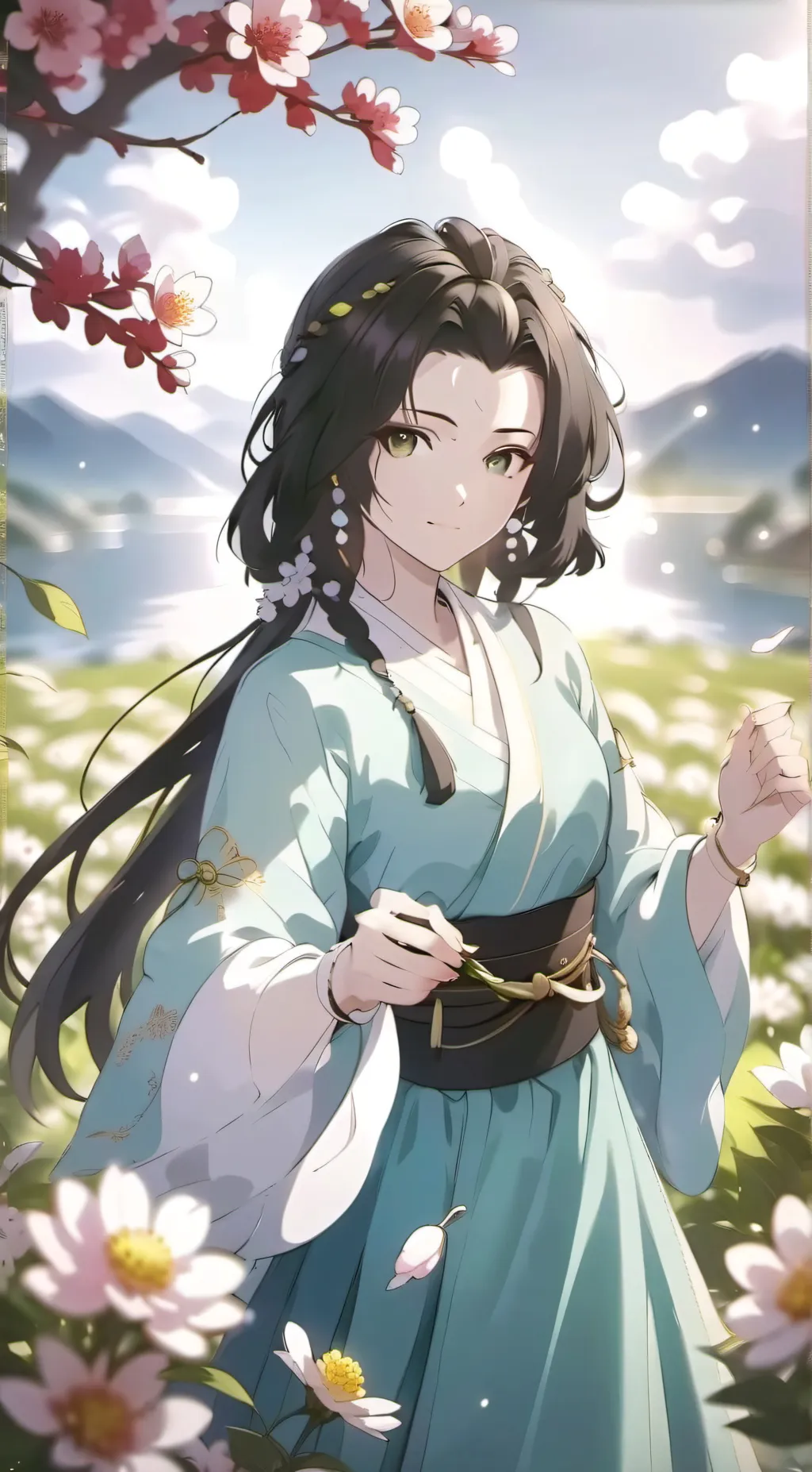 ai character: demon slayer background