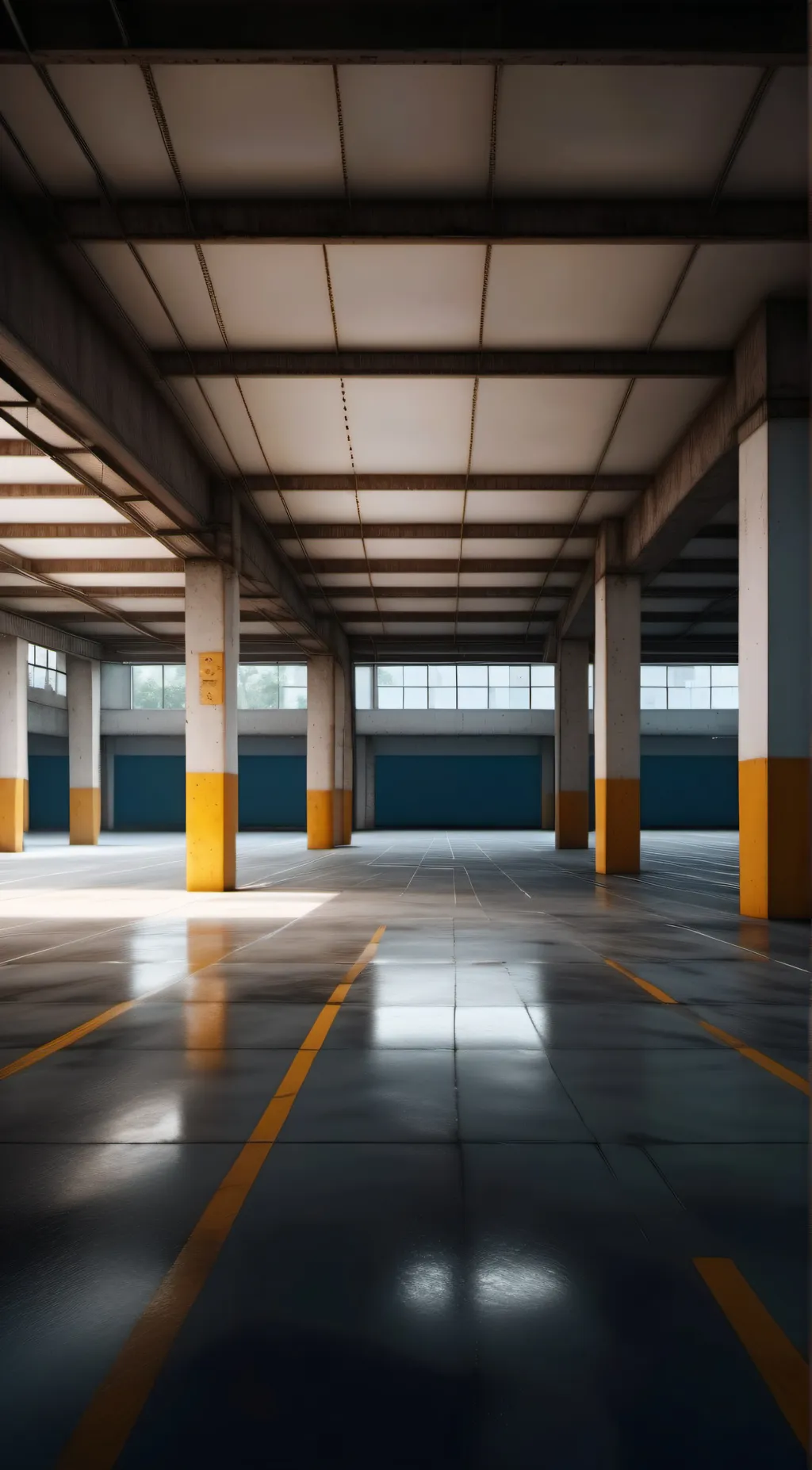 ai character: backrooms level 1 background