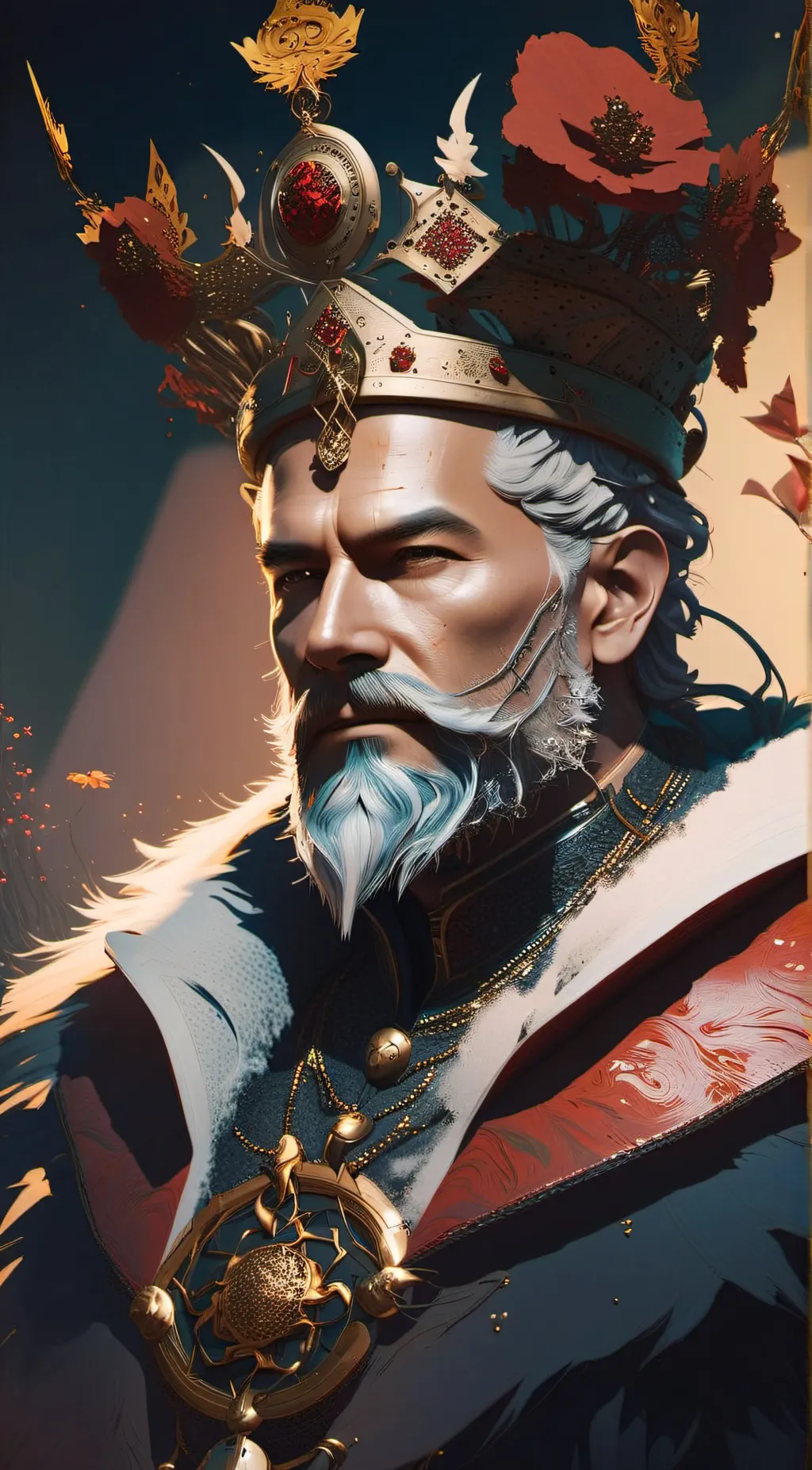ai character: King batson background