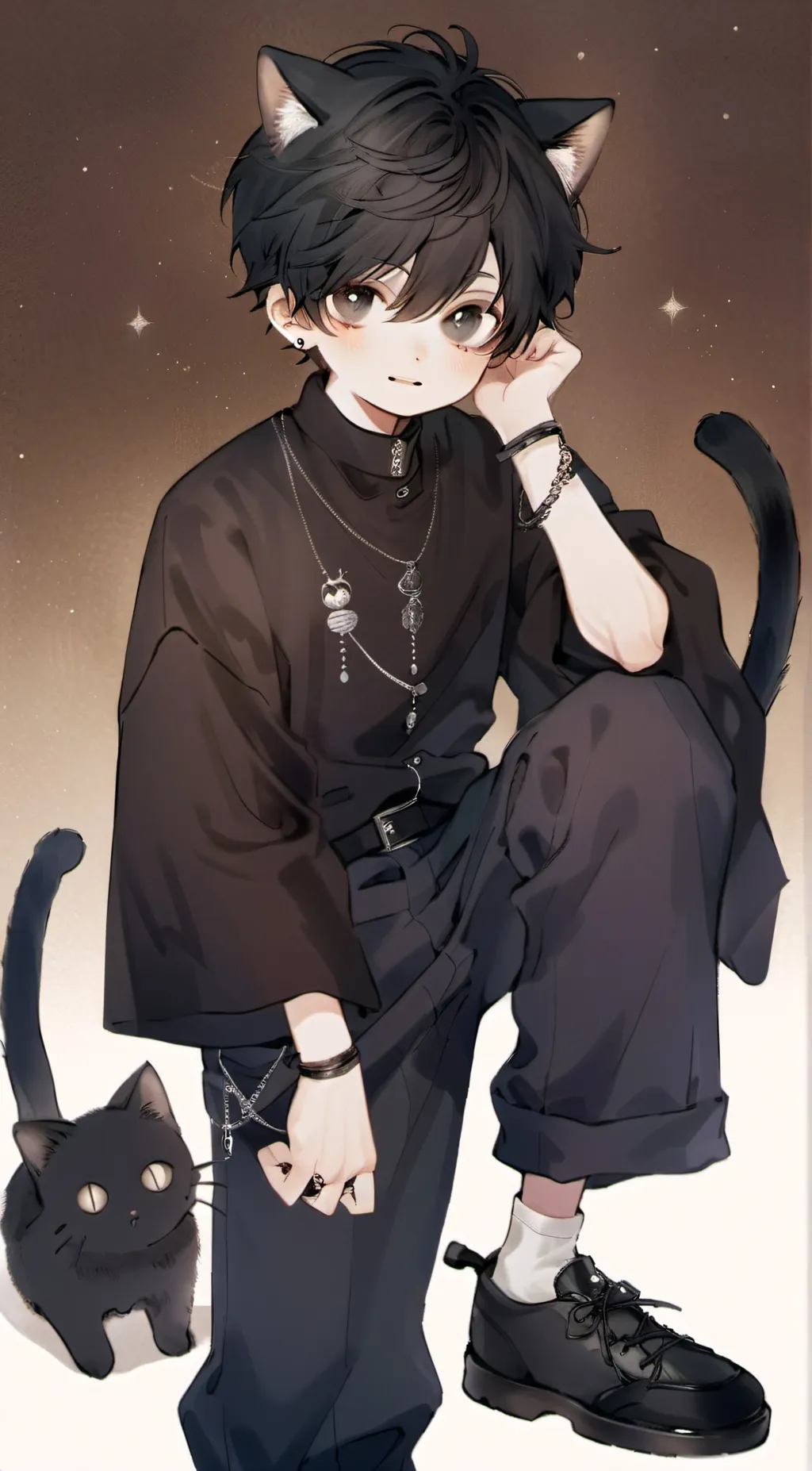 ai character: Kuro background