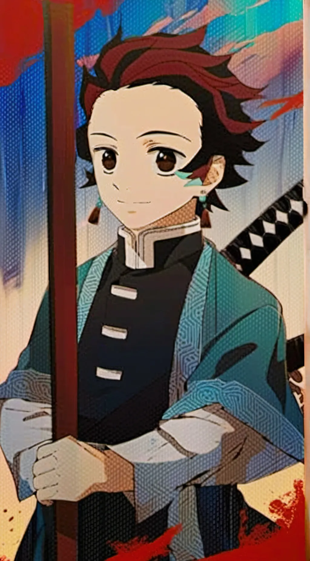 ai character: Tanjiro background