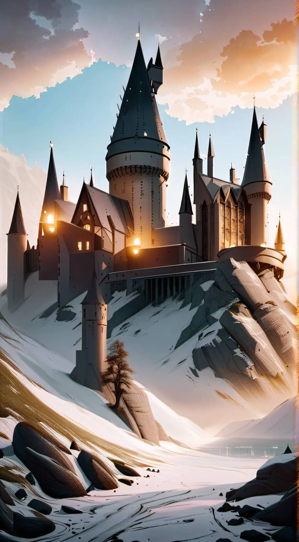 ai character: Hogwarts background