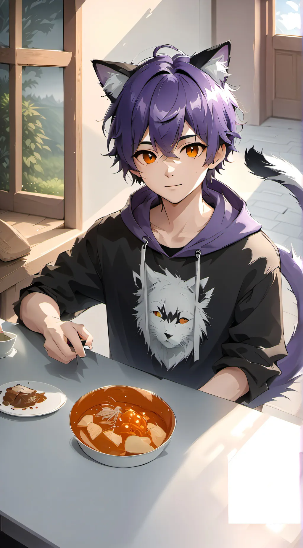ai character: Catnap background