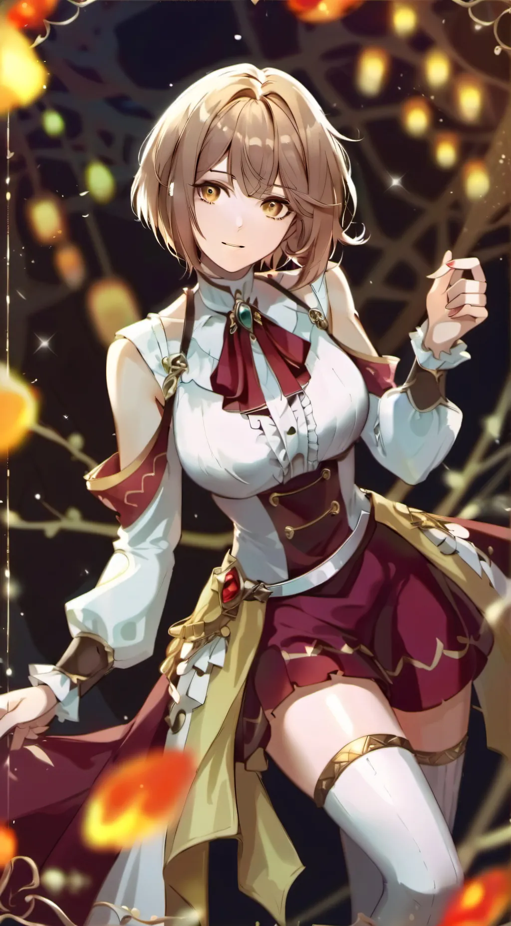 ai character: Tsukushi  background