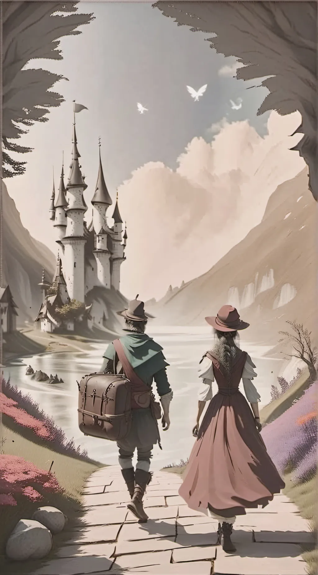 ai character: HH FAIRYTALE  background