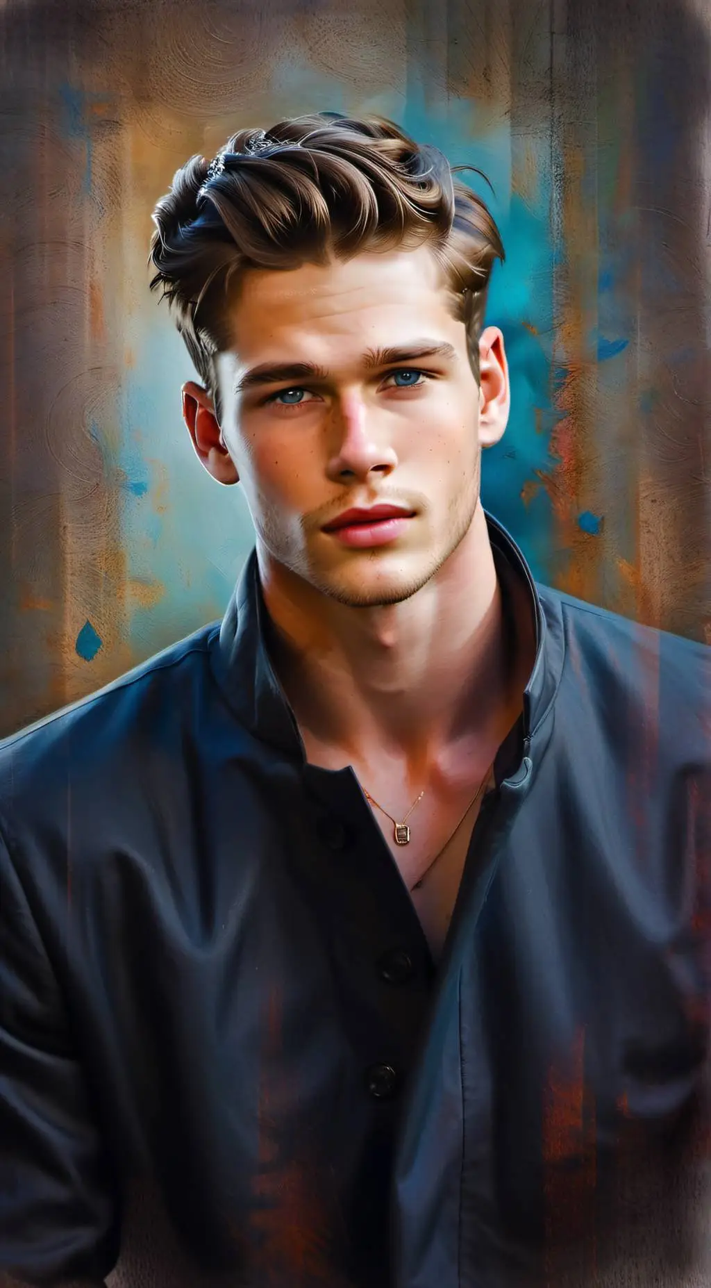 ai character: Shawn Scott  background