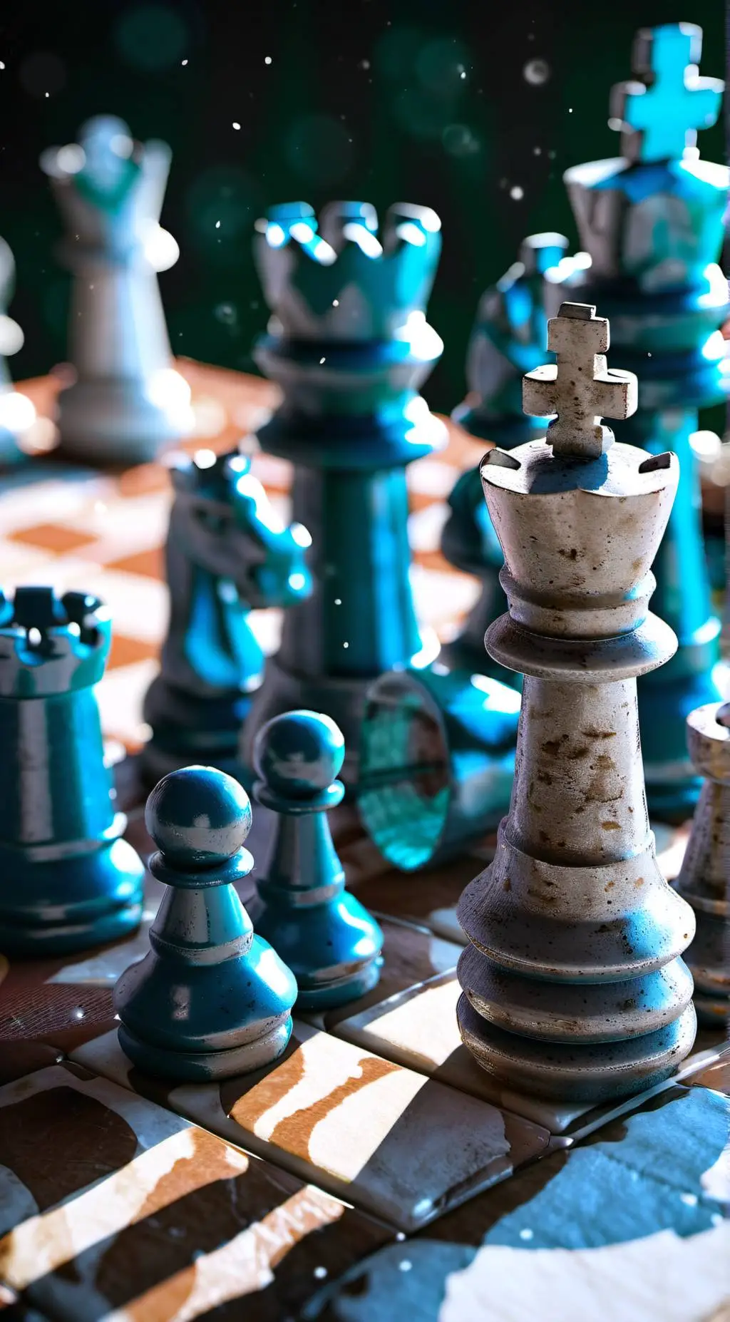 ai character: ChessWhite background