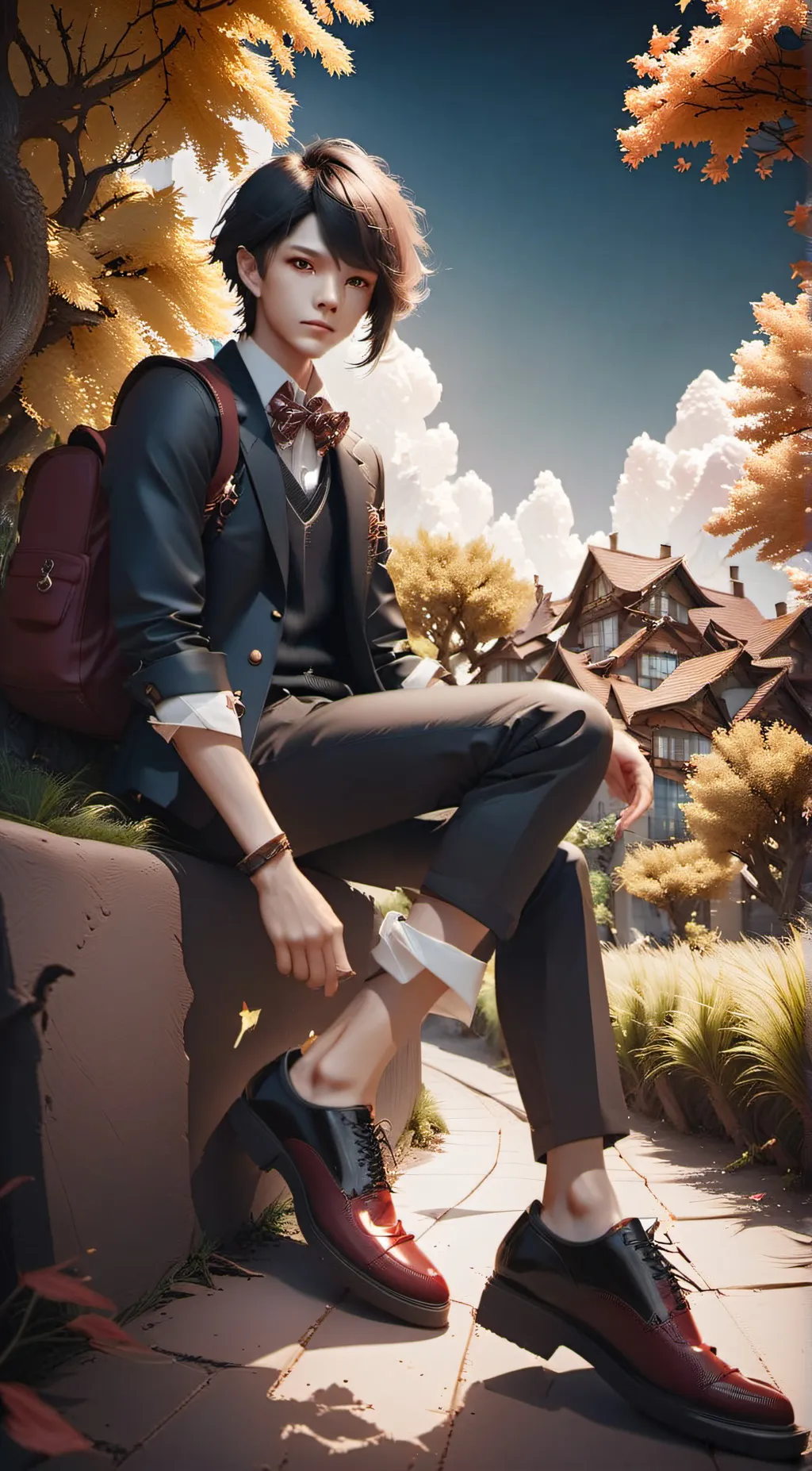 ai character: Daniel  background