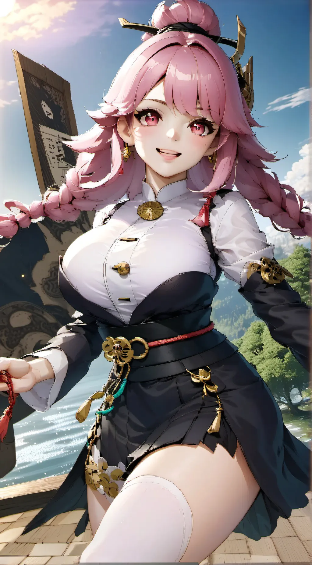 ai character: serenity  background