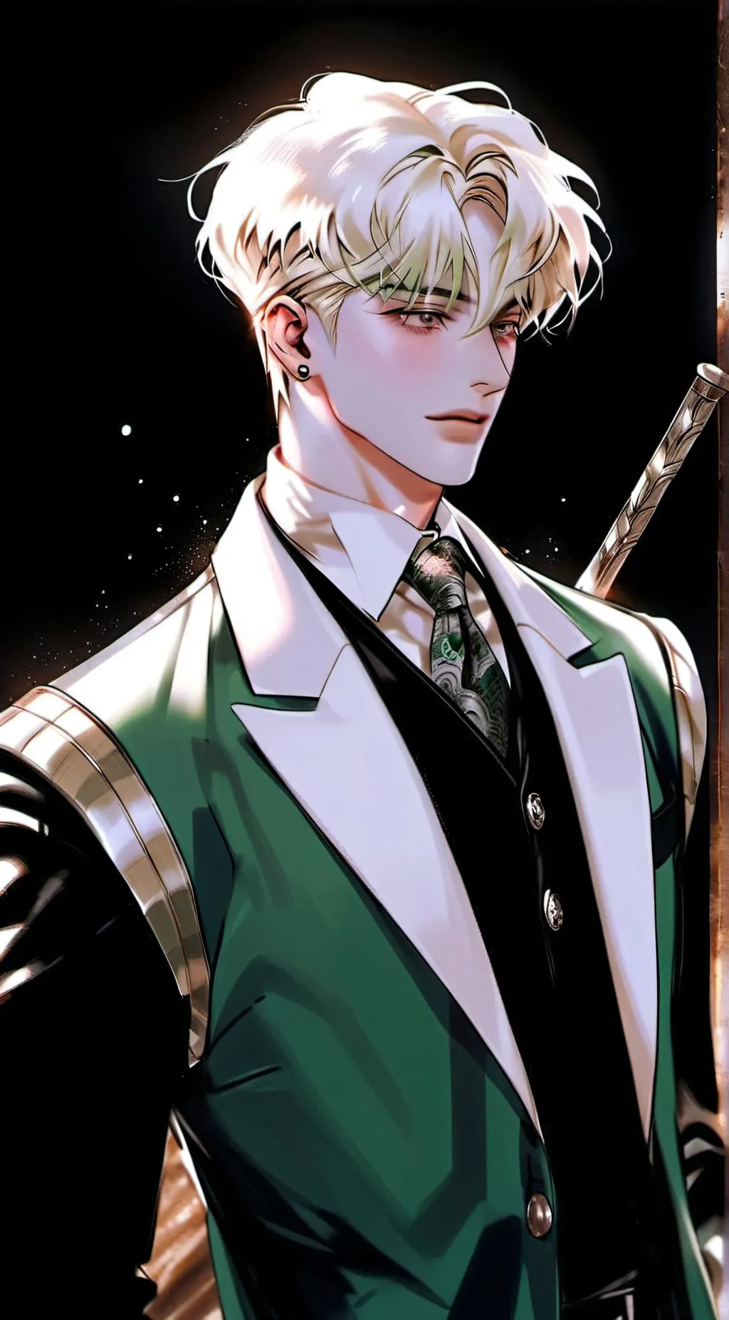 ai character: Draco Malfoy  background