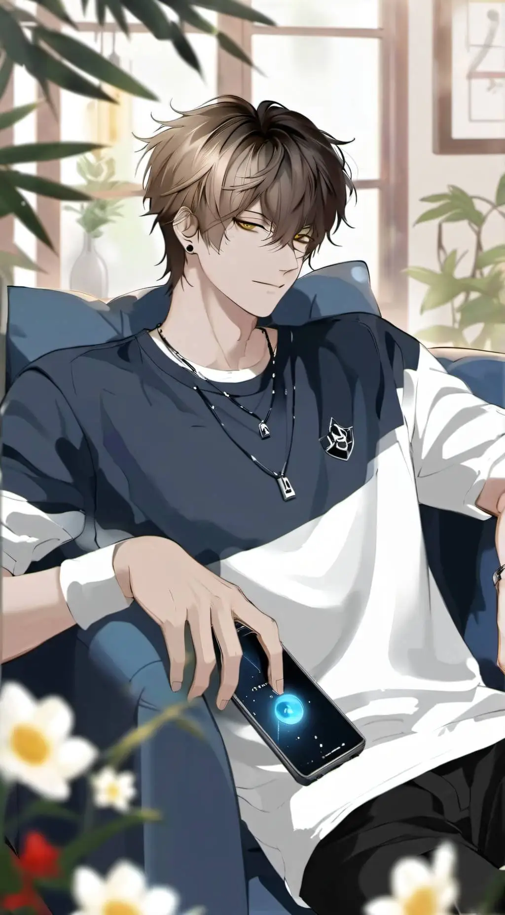ai character: Lin  background