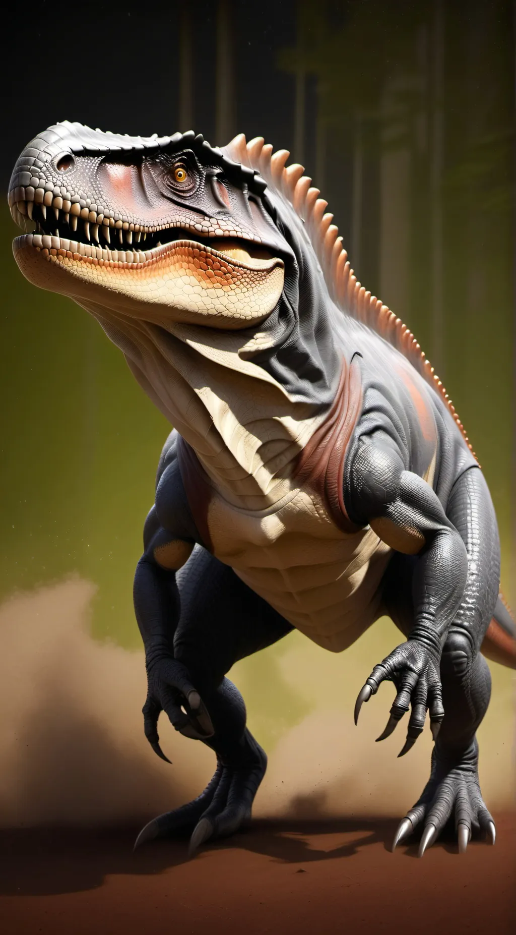 ai character: Megalosaurus  background