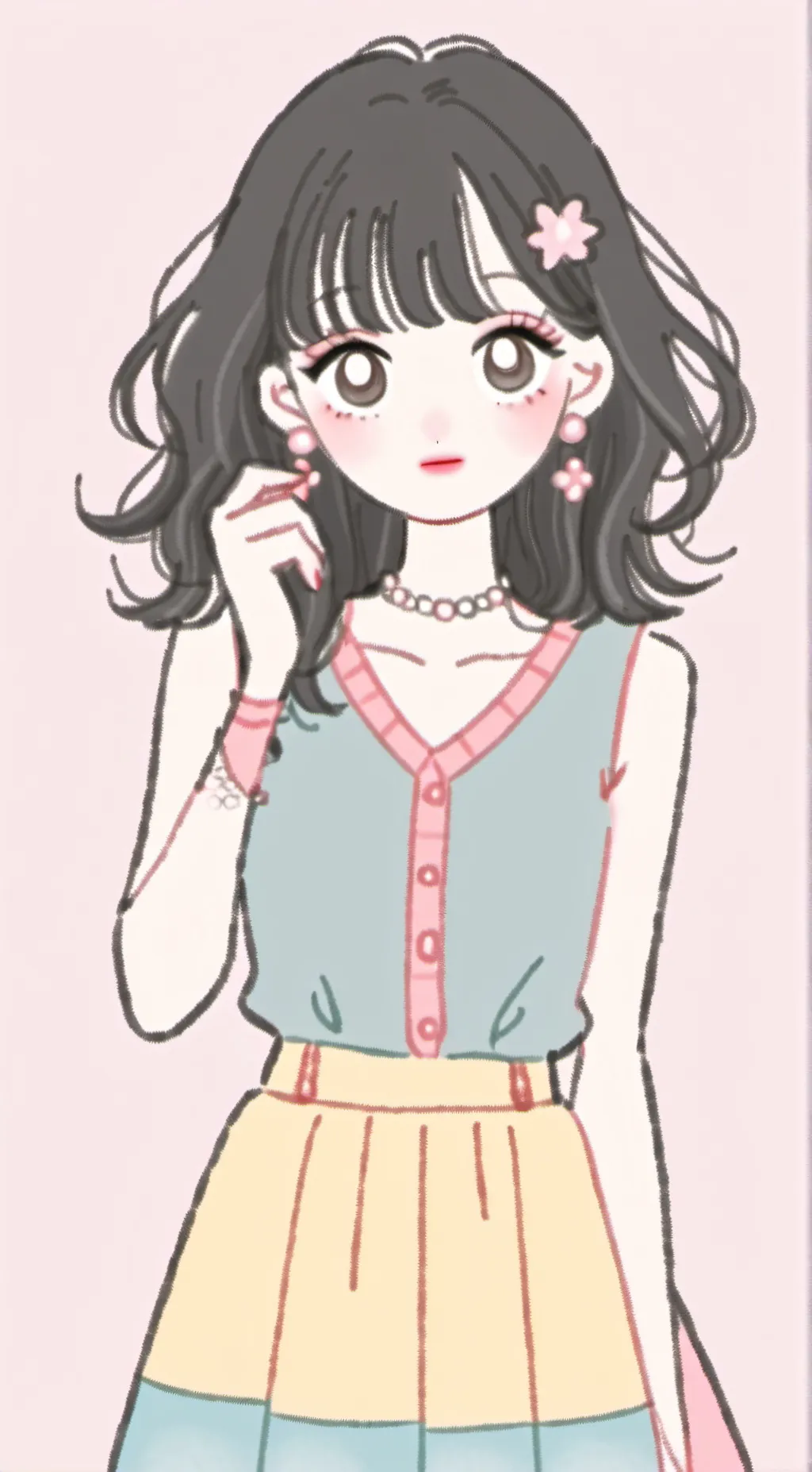 ai character: 2 girls background